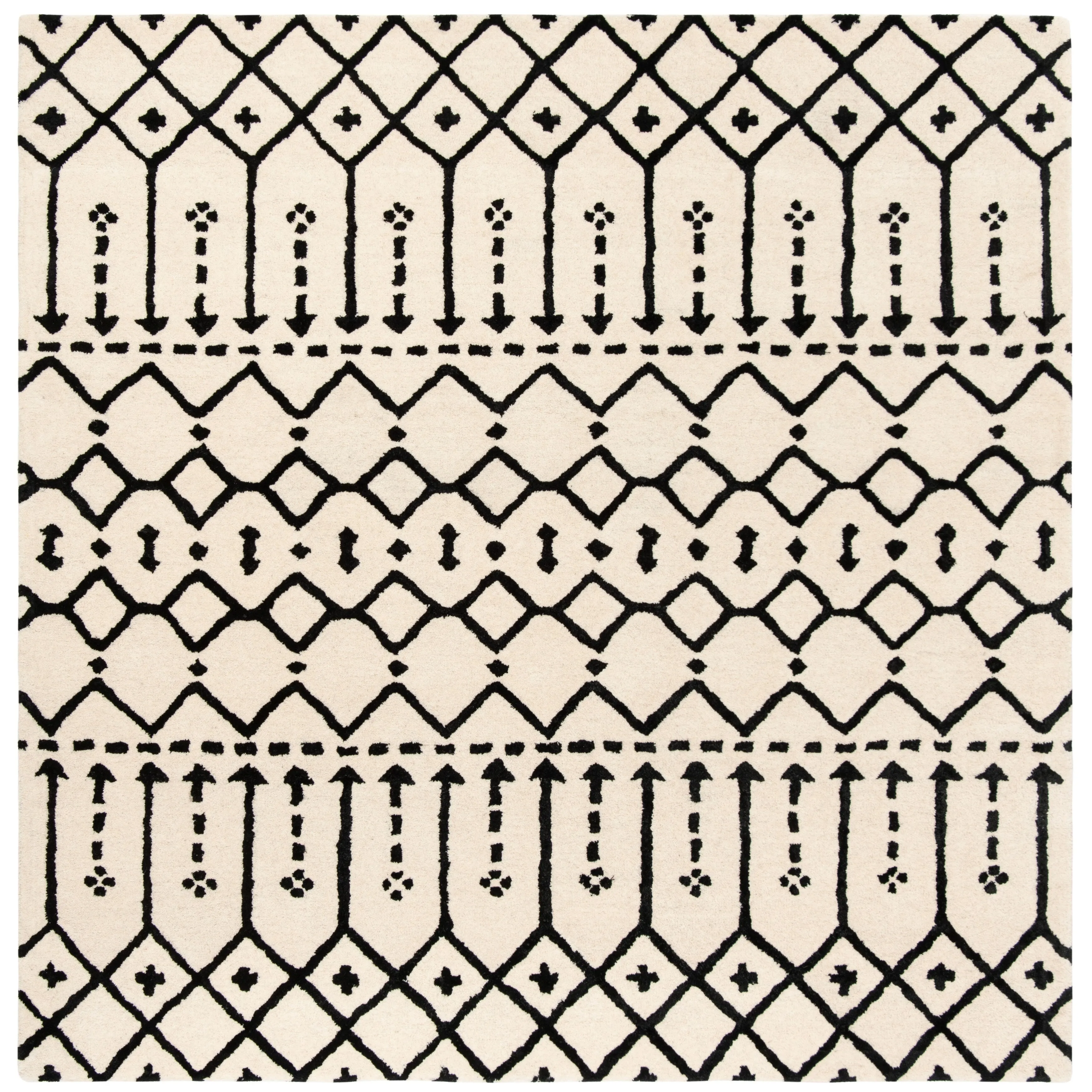 SAFAVIEH Handmade Himalaya Parasols Modern Wool Rug