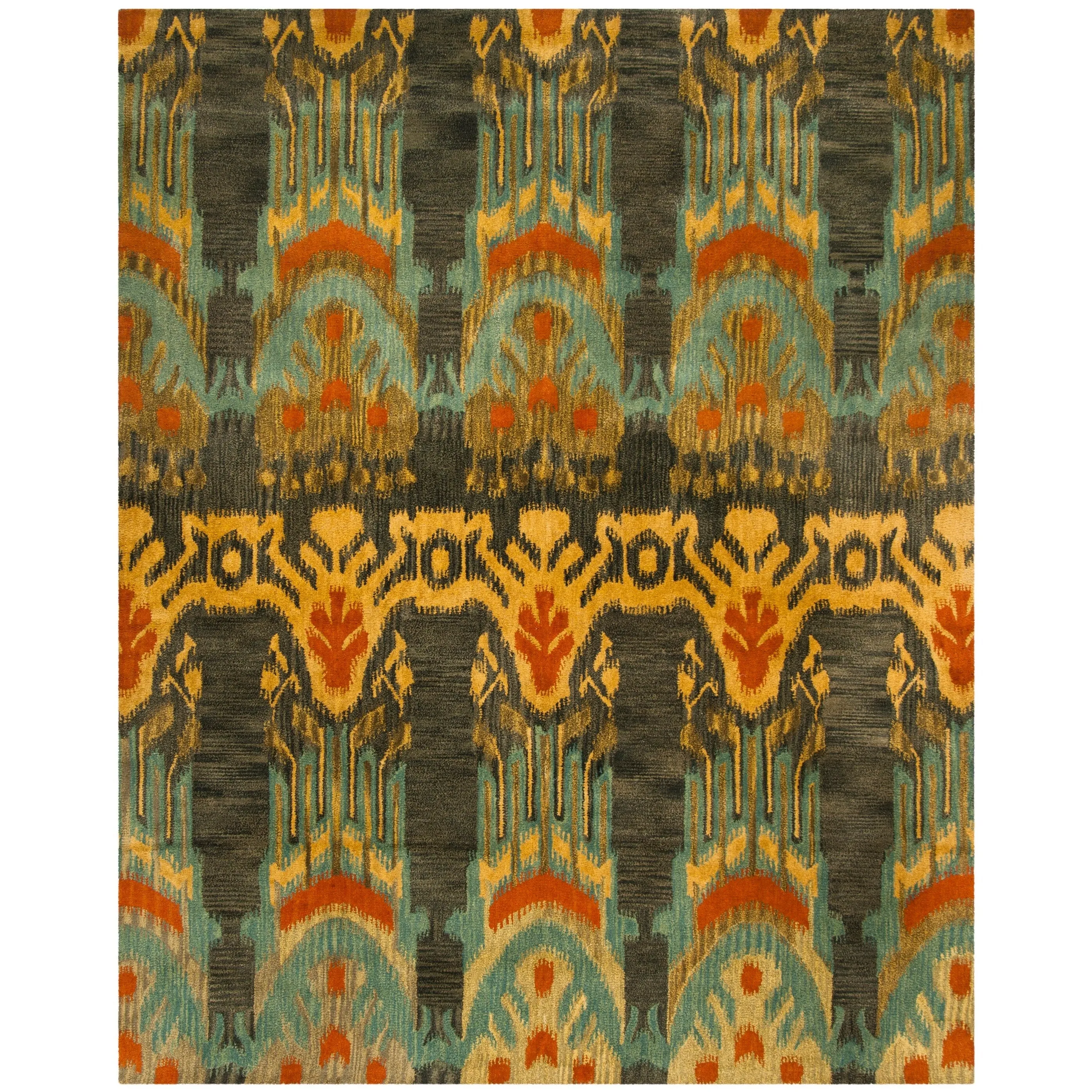 SAFAVIEH Handmade Ikat Audna Modern Wool Rug