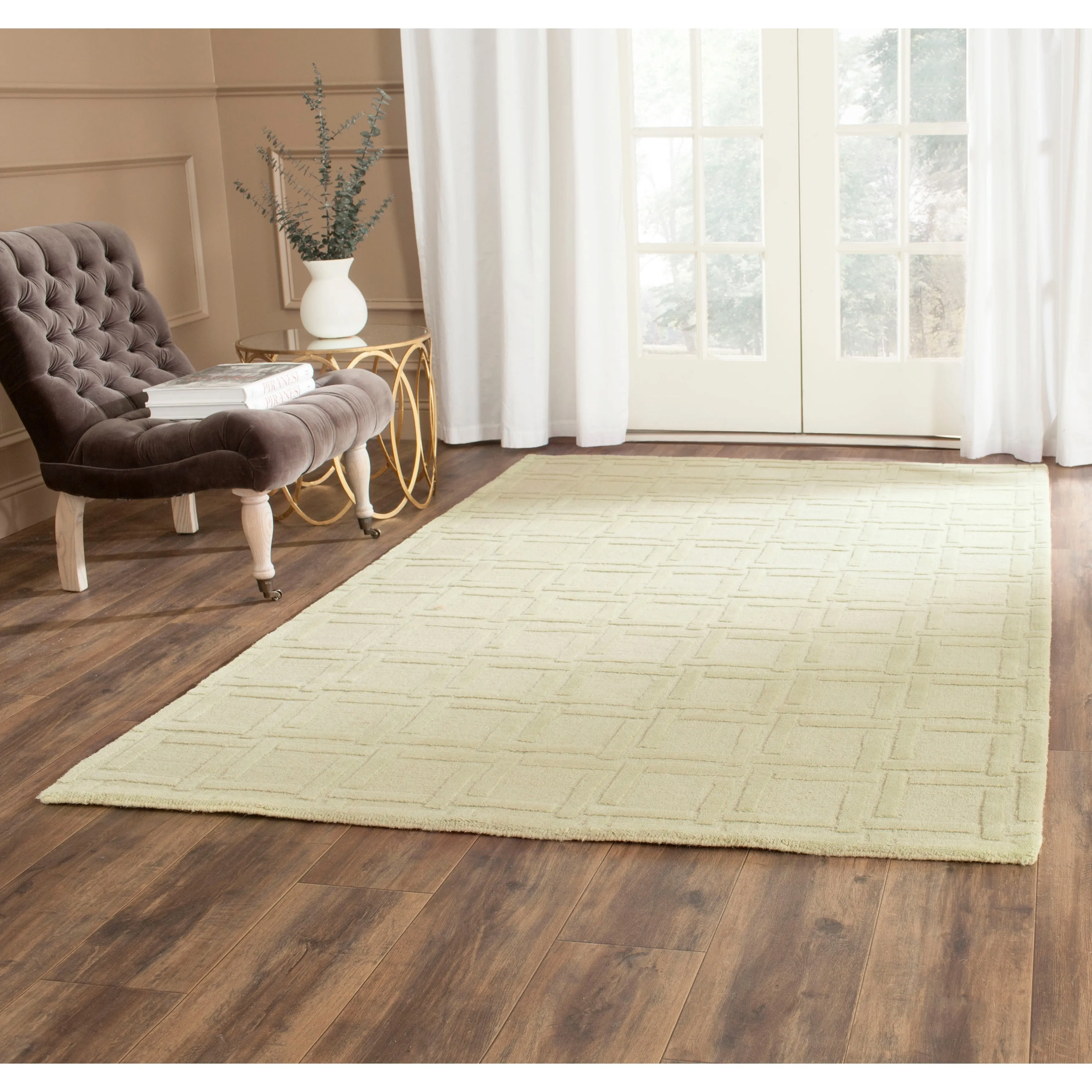 SAFAVIEH Handmade Impressions Nver Modern Wool Rug