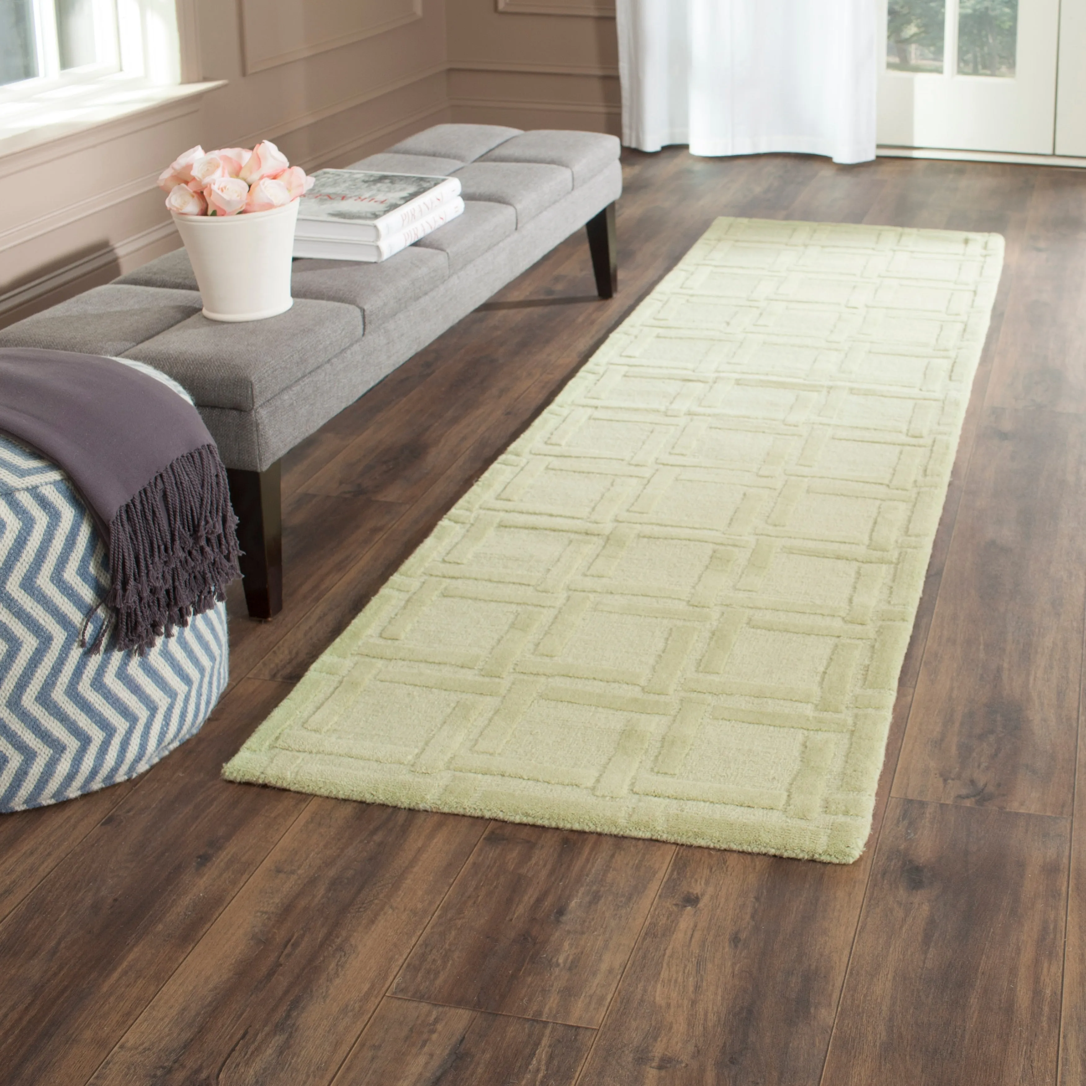 SAFAVIEH Handmade Impressions Nver Modern Wool Rug