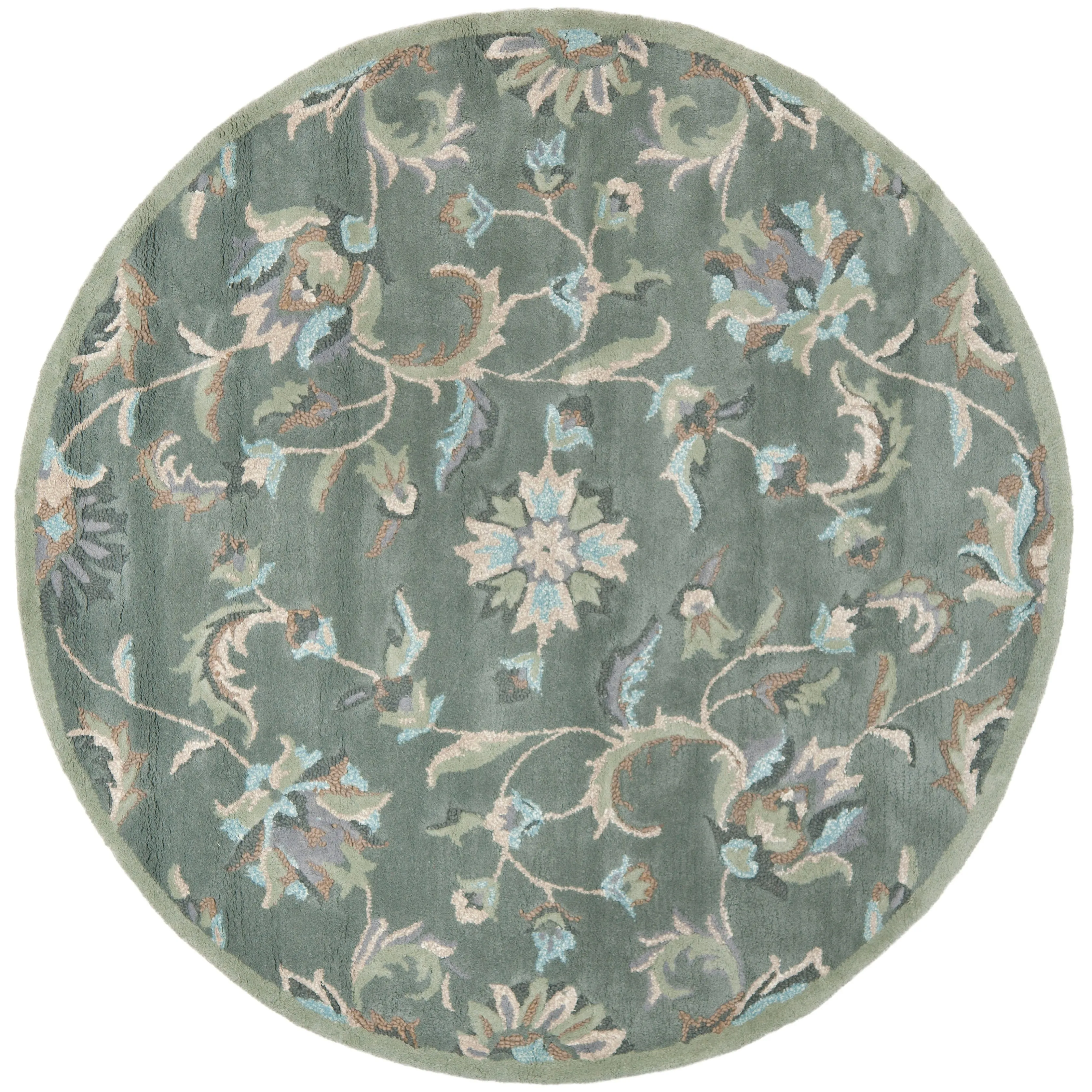 SAFAVIEH Handmade Jardin Aase Country Floral Wool Rug
