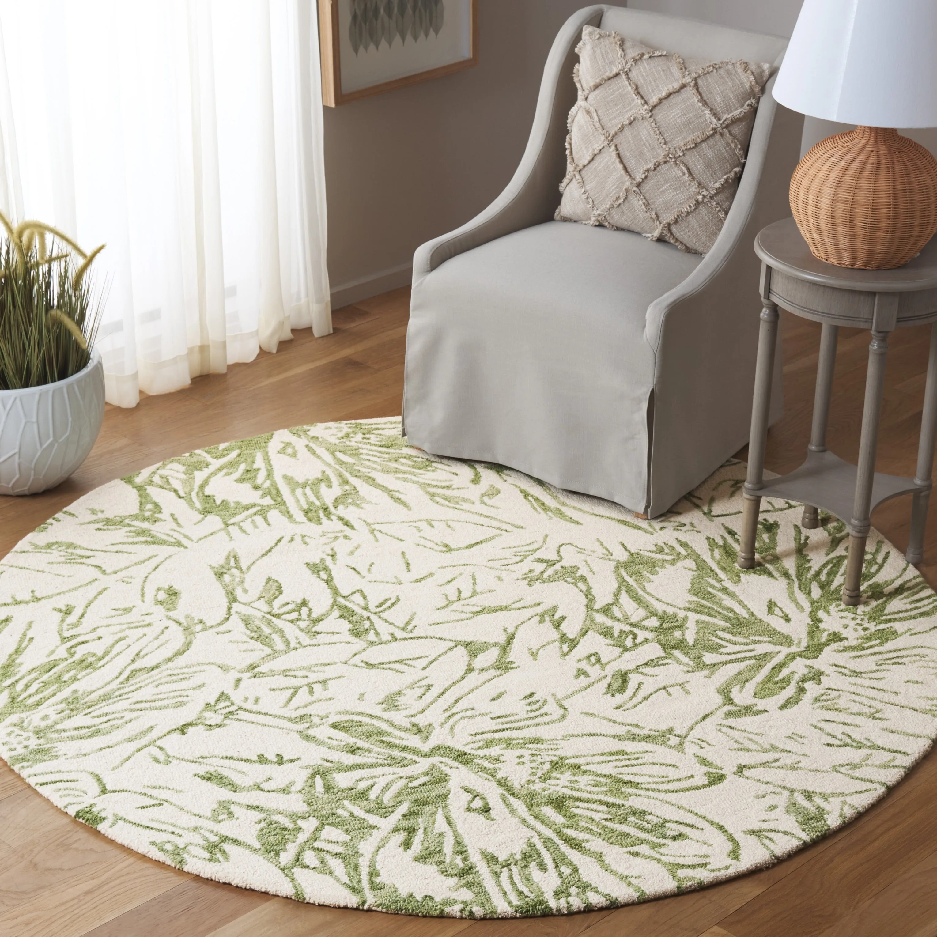 SAFAVIEH Handmade Jardin Antonella Country Wool Rug