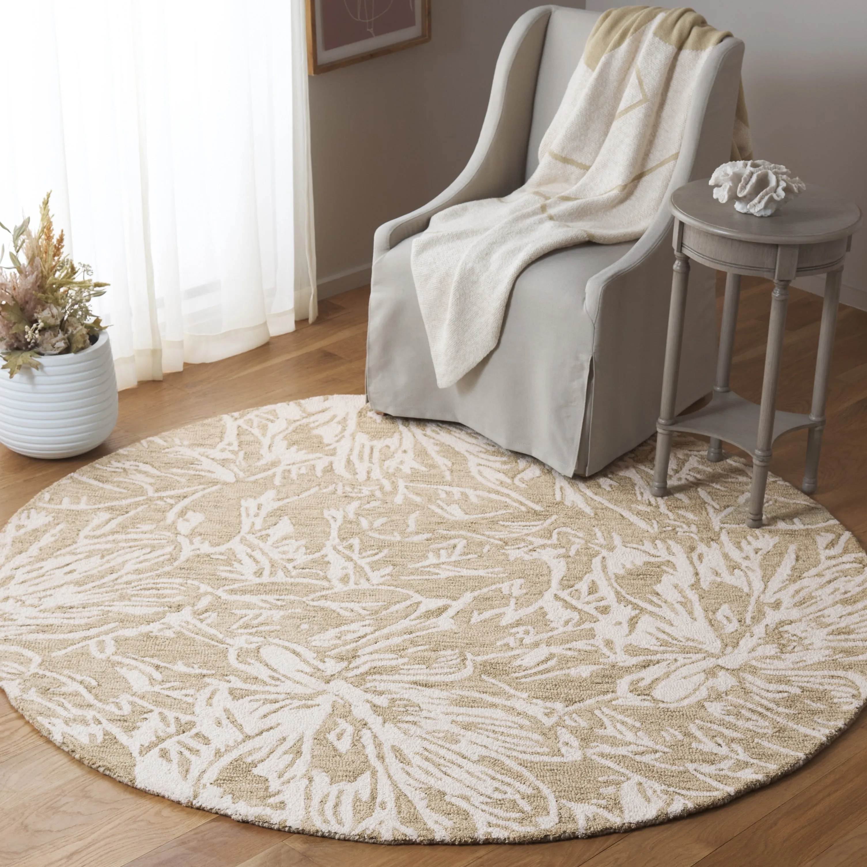 SAFAVIEH Handmade Jardin Antonella Country Wool Rug