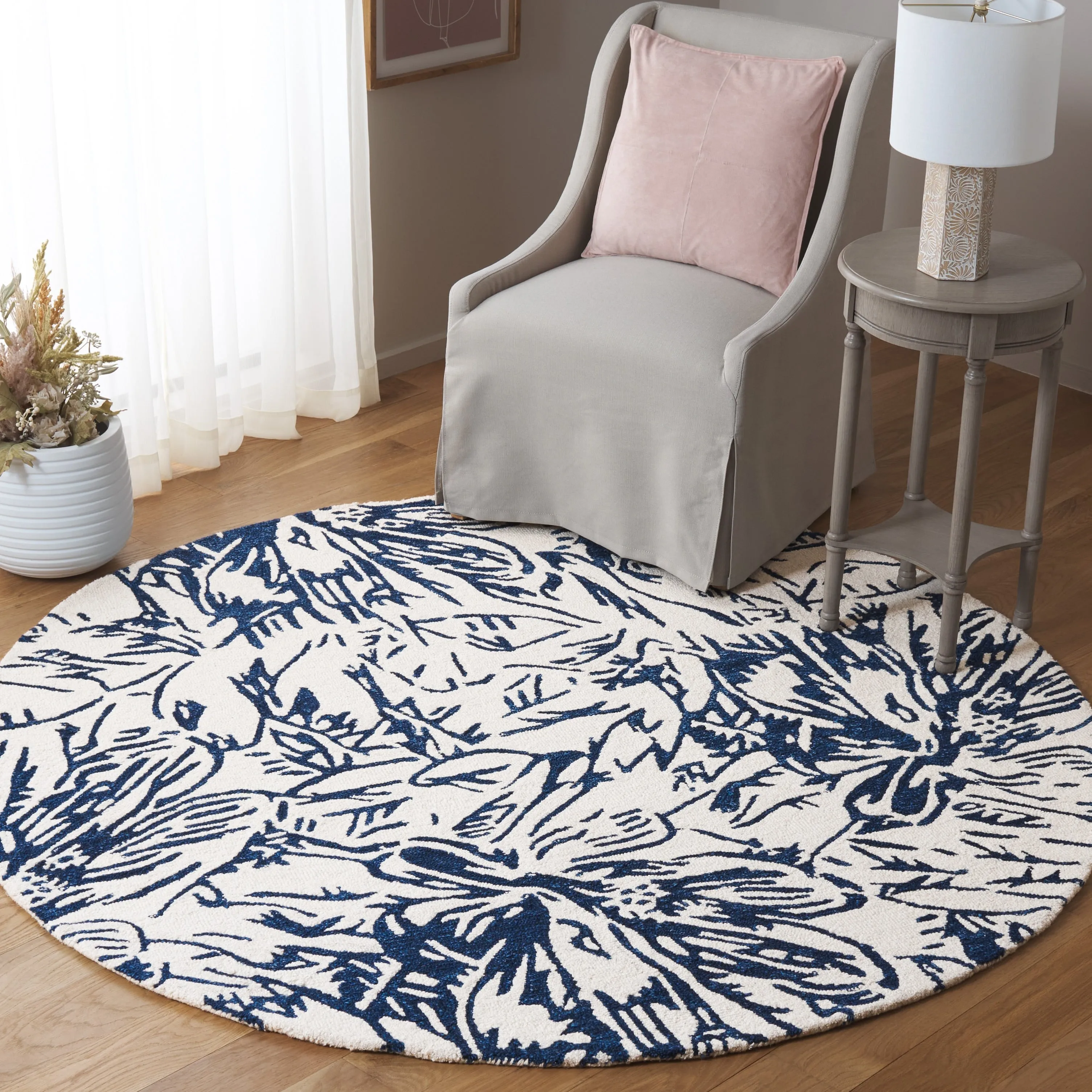 SAFAVIEH Handmade Jardin Antonella Country Wool Rug