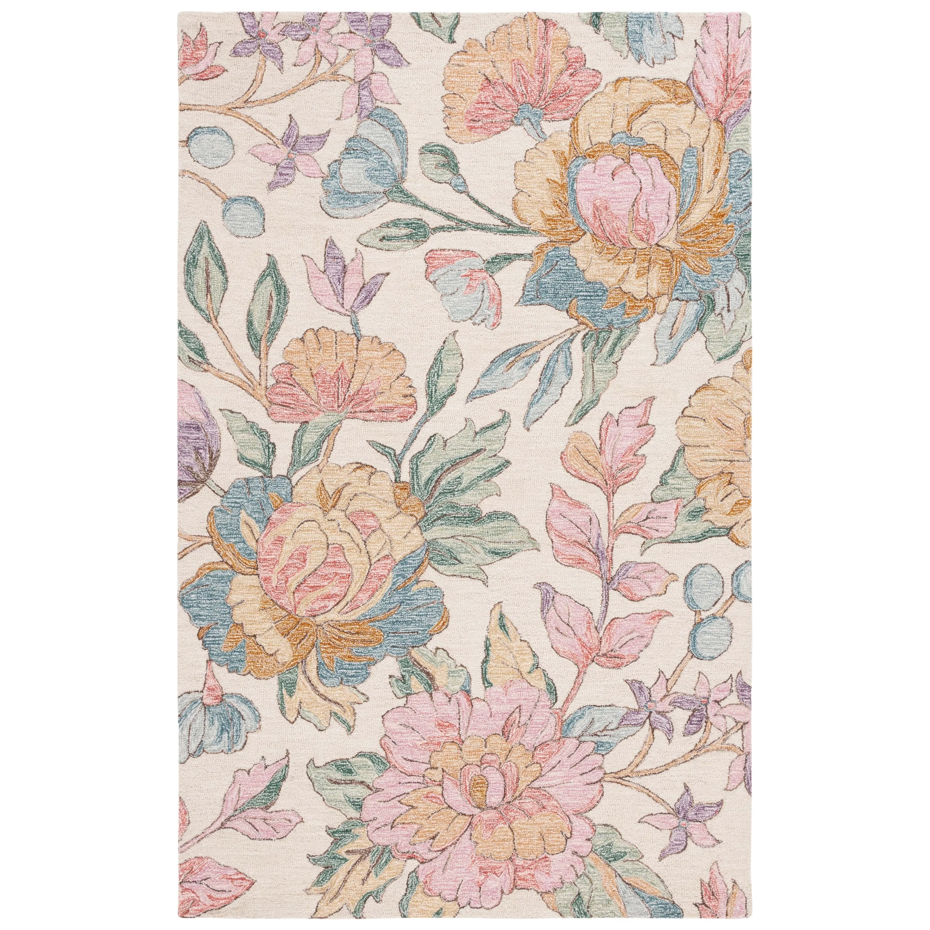 SAFAVIEH Handmade Jardin Gaetane Country Wool Rug