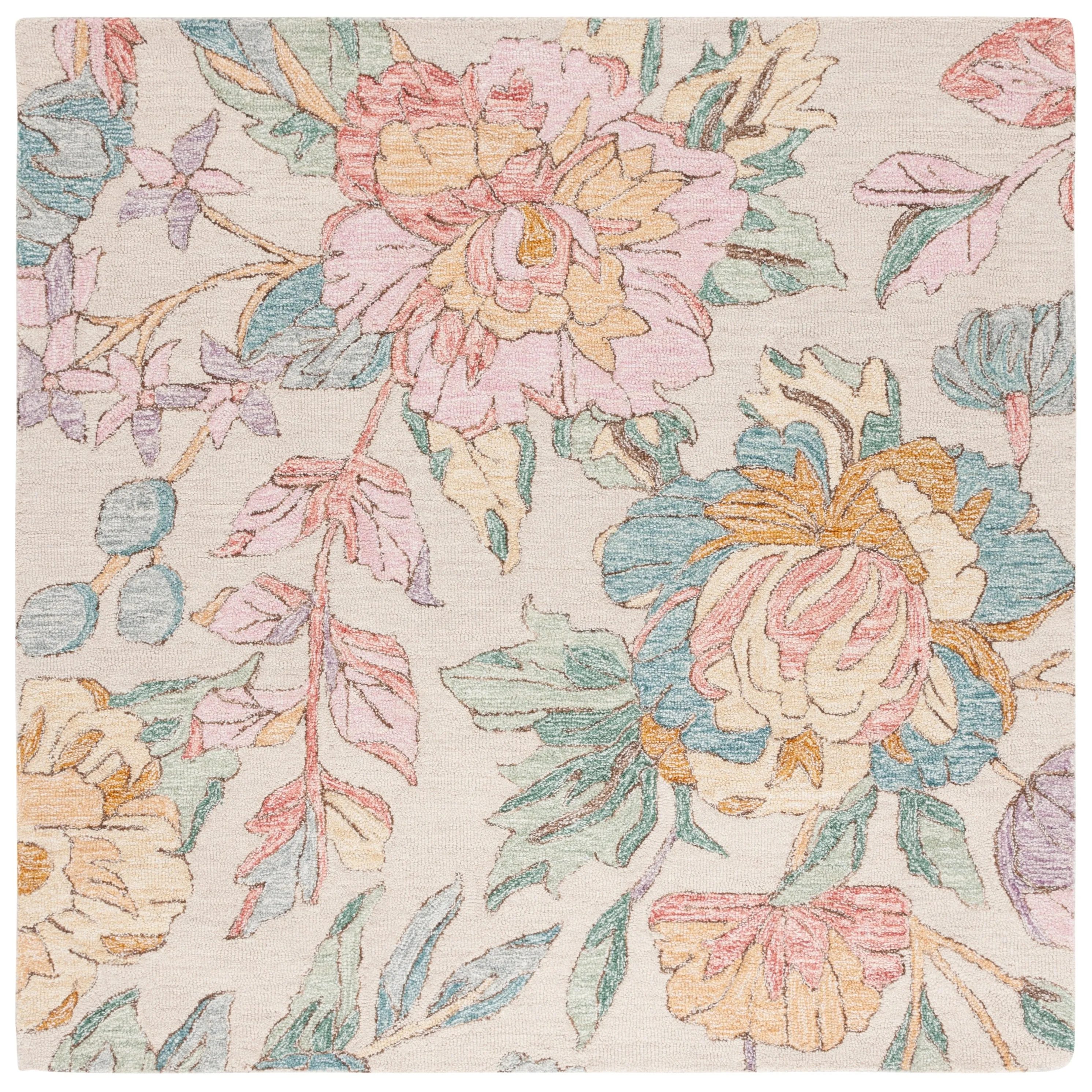 SAFAVIEH Handmade Jardin Gaetane Country Wool Rug