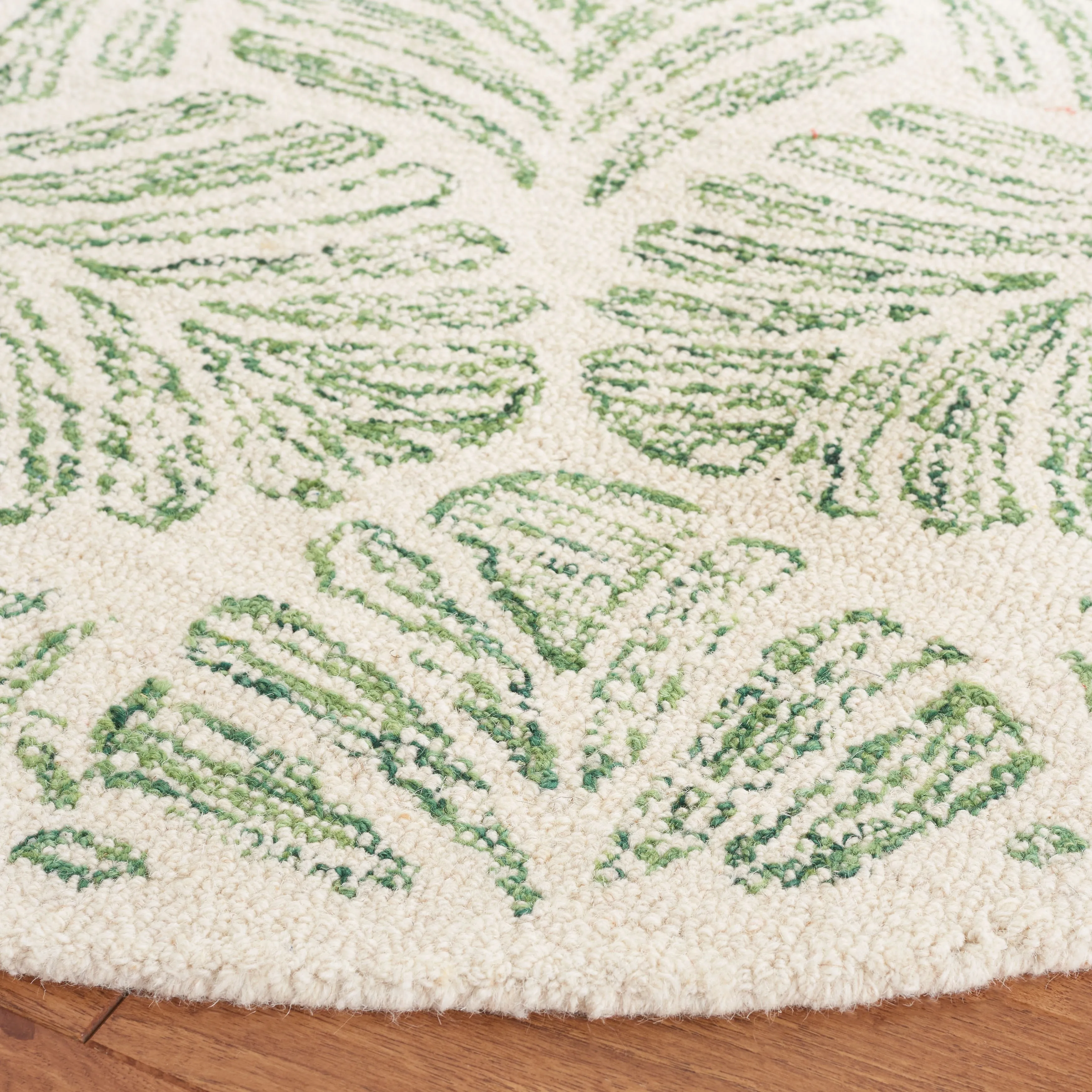 SAFAVIEH Handmade Jardin Sayde Botanical Wool Rug