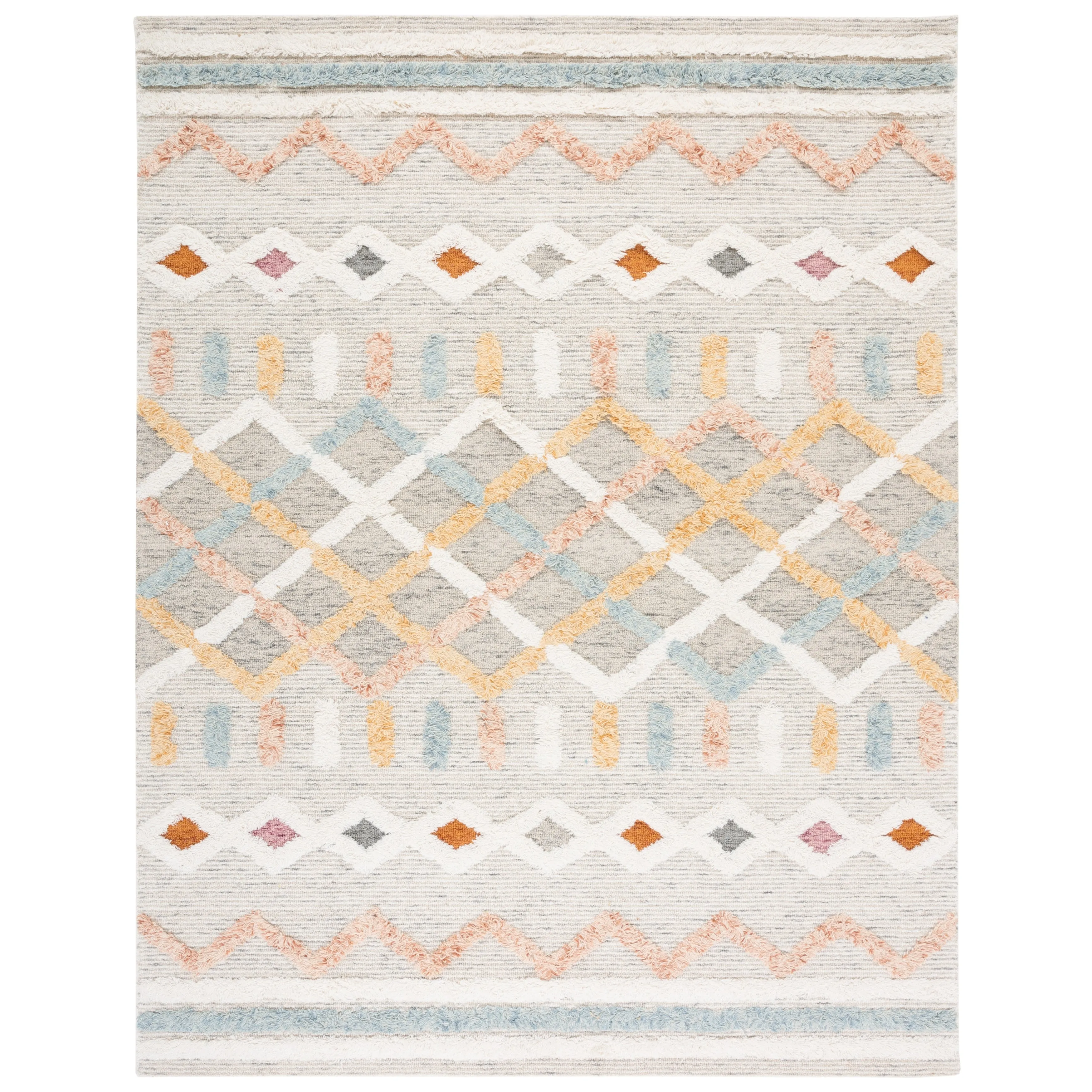 SAFAVIEH Handmade Kenya Linka Modern Wool Rug