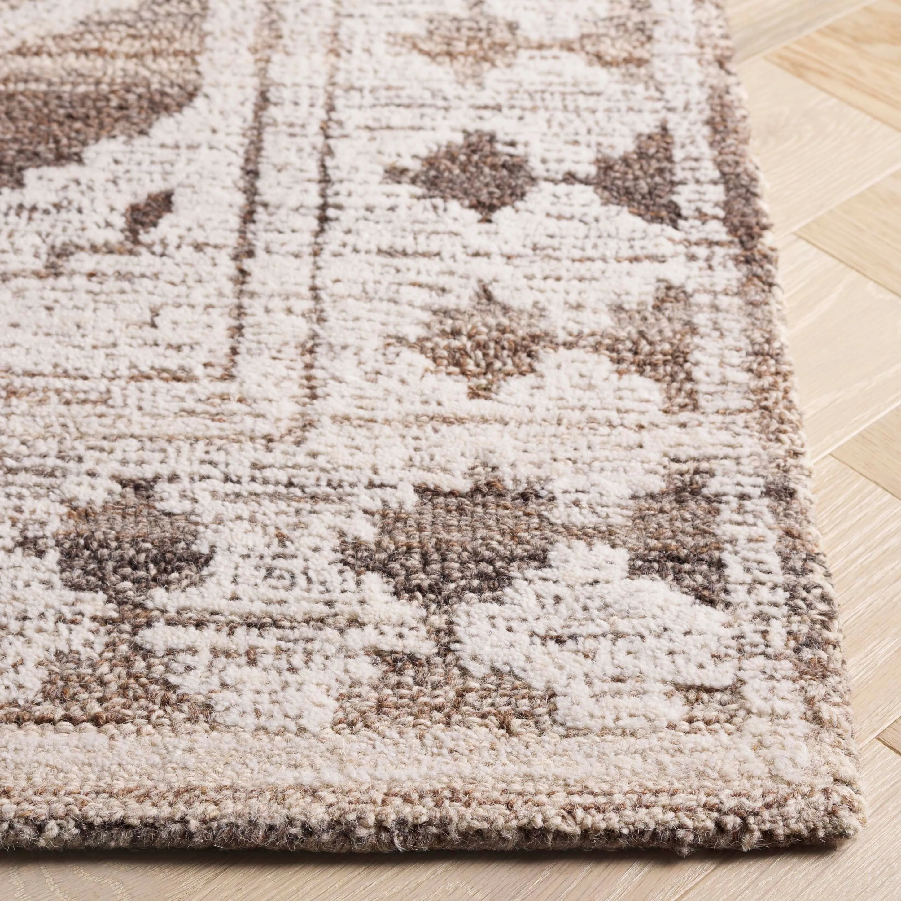 SAFAVIEH Handmade Kenya Lirie Southwestern Wool Rug