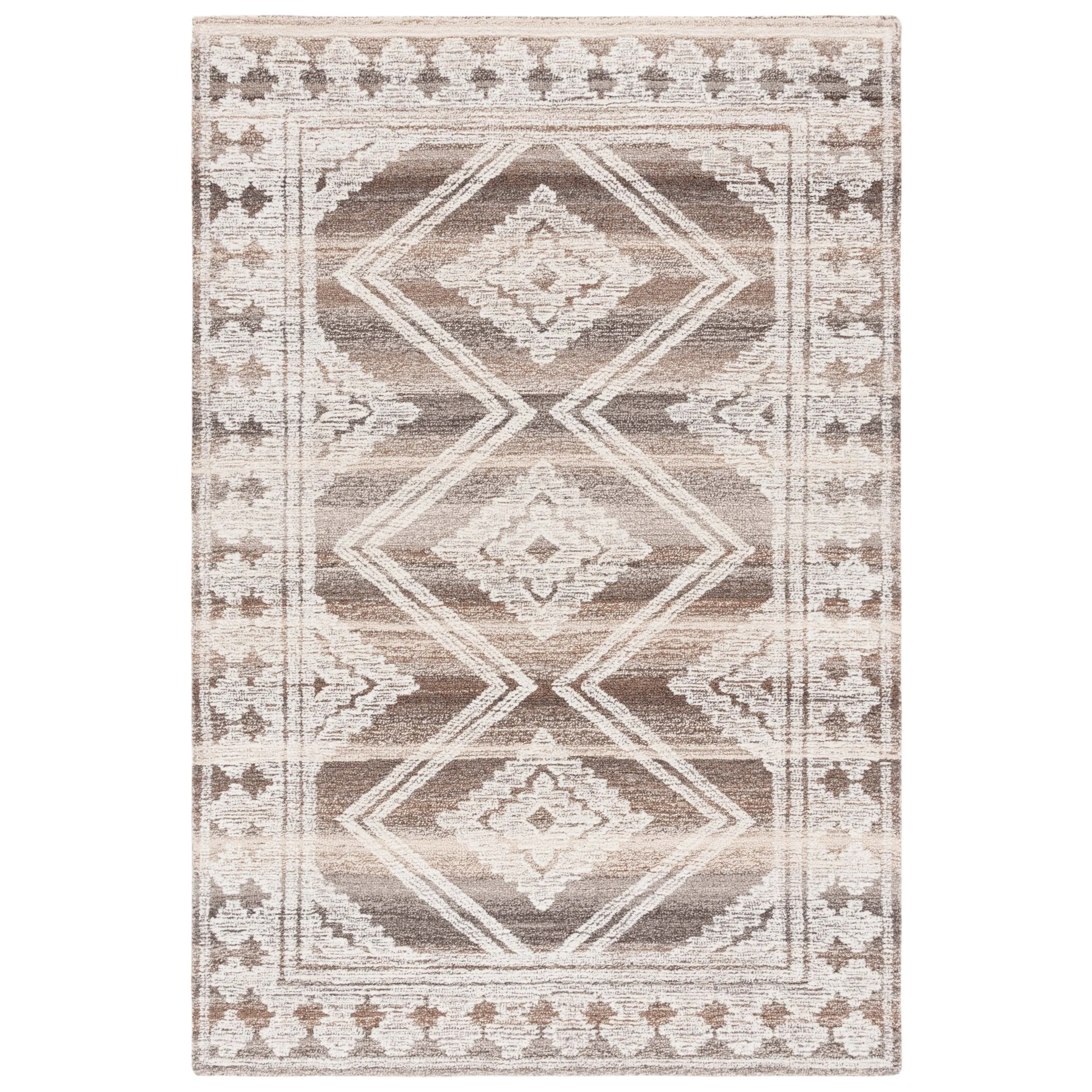 SAFAVIEH Handmade Kenya Lirie Southwestern Wool Rug