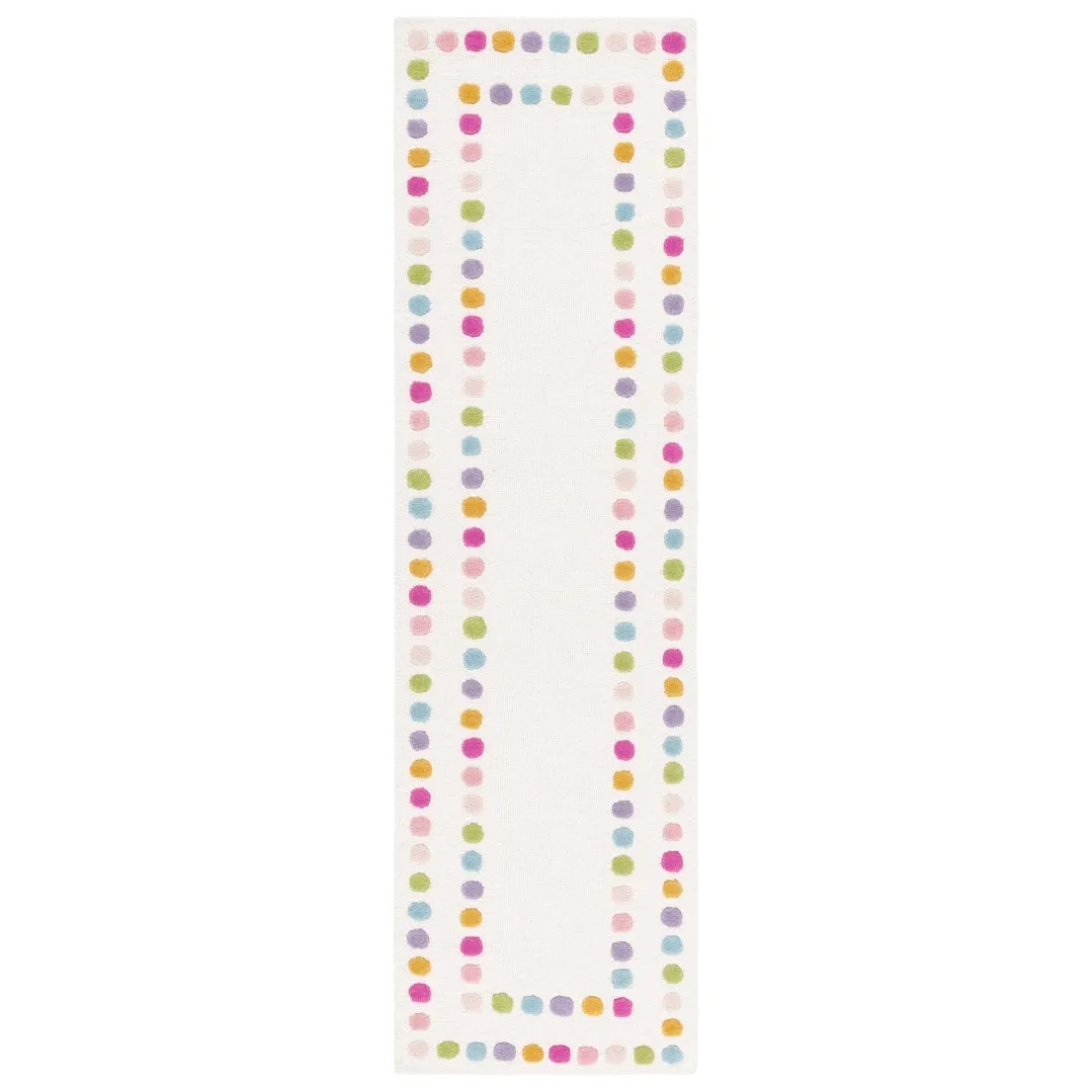 SAFAVIEH Handmade Kids Destini Dots Wool Rug
