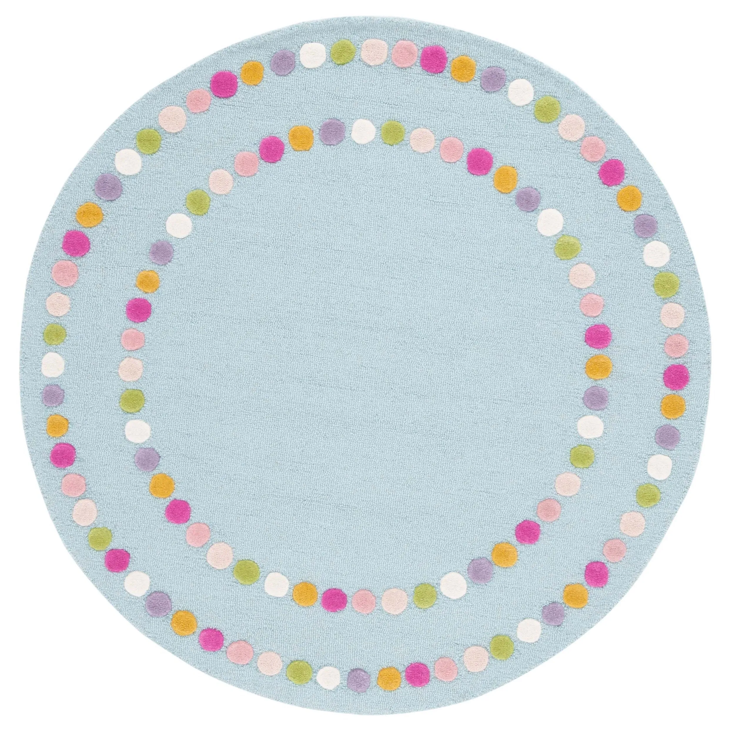 SAFAVIEH Handmade Kids Destini Dots Wool Rug