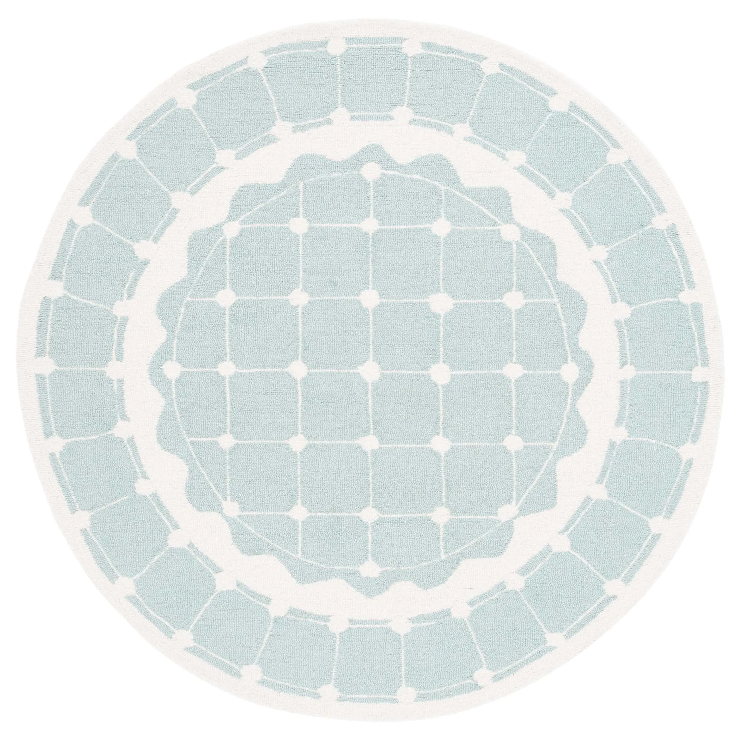 SAFAVIEH Handmade Kids Kayley Geometric Wool Rug