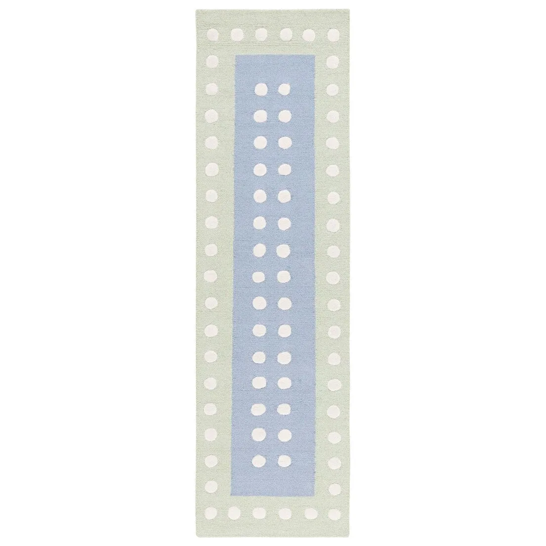 SAFAVIEH Handmade Kids Kenia Dots Wool Rug