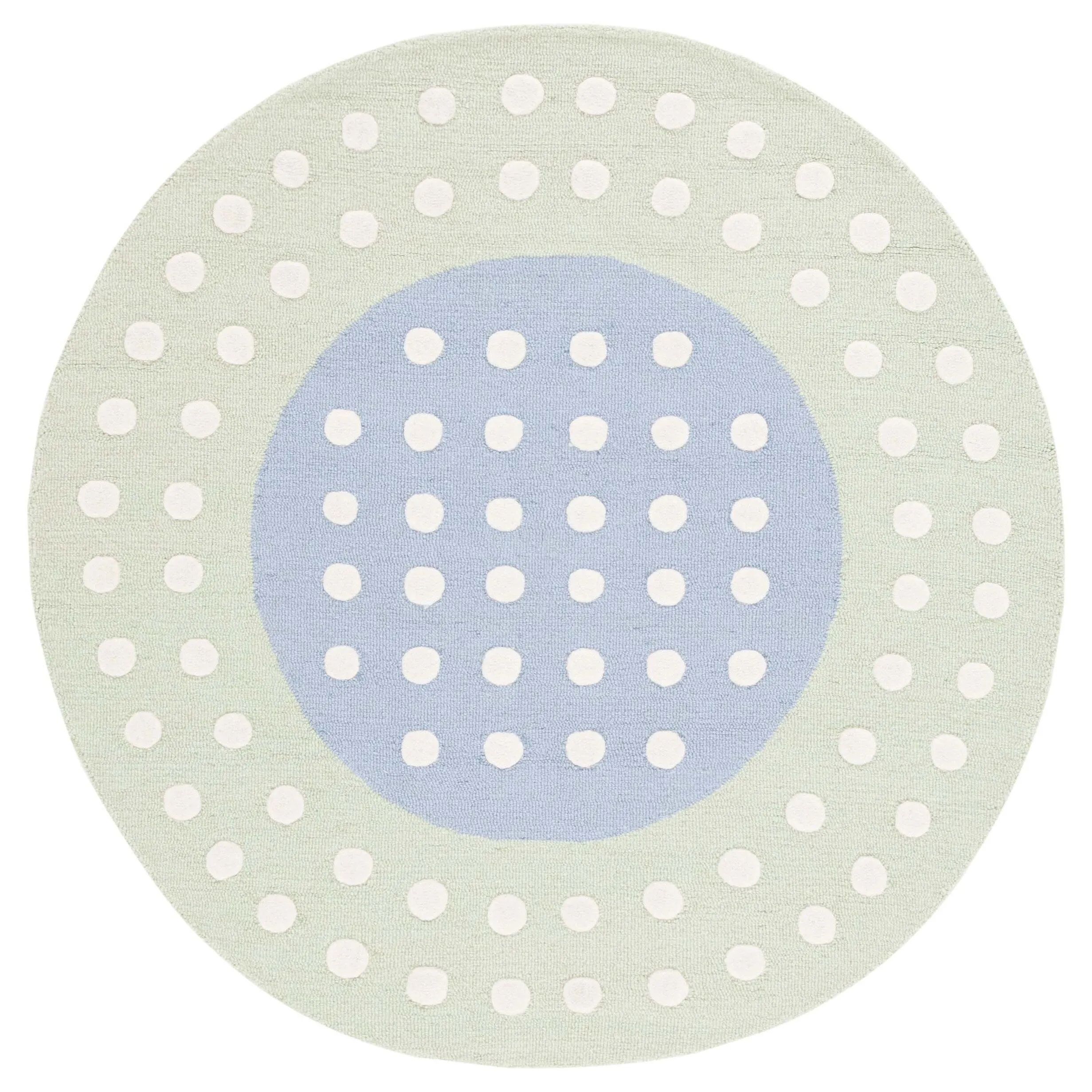SAFAVIEH Handmade Kids Kenia Dots Wool Rug
