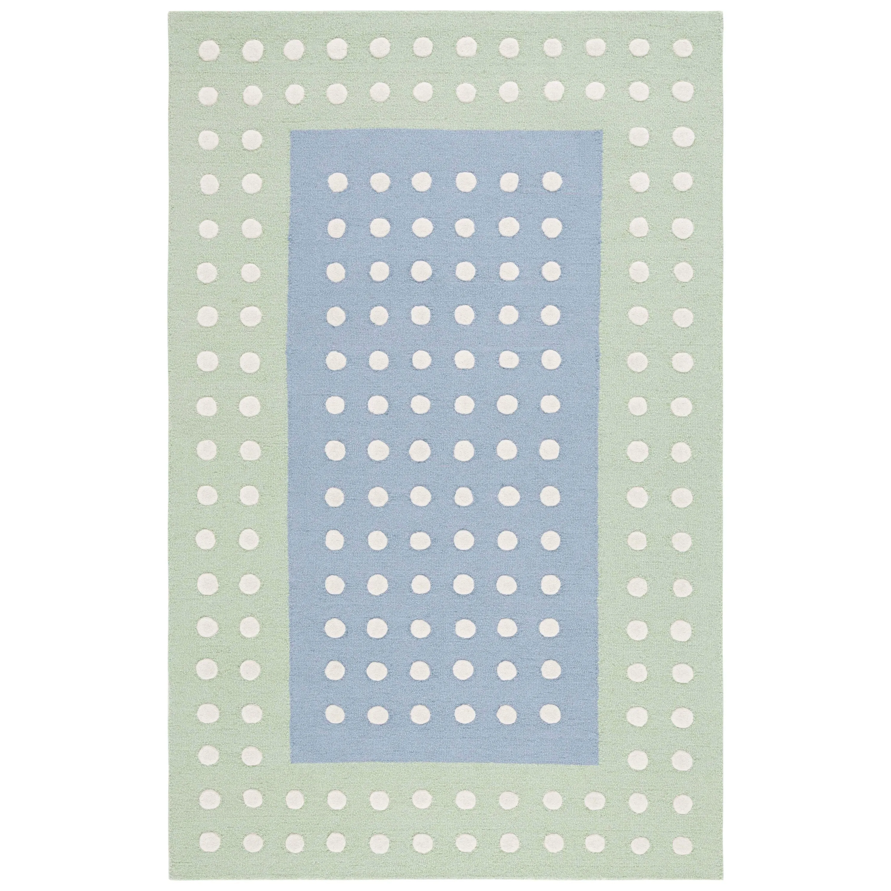 SAFAVIEH Handmade Kids Kenia Dots Wool Rug