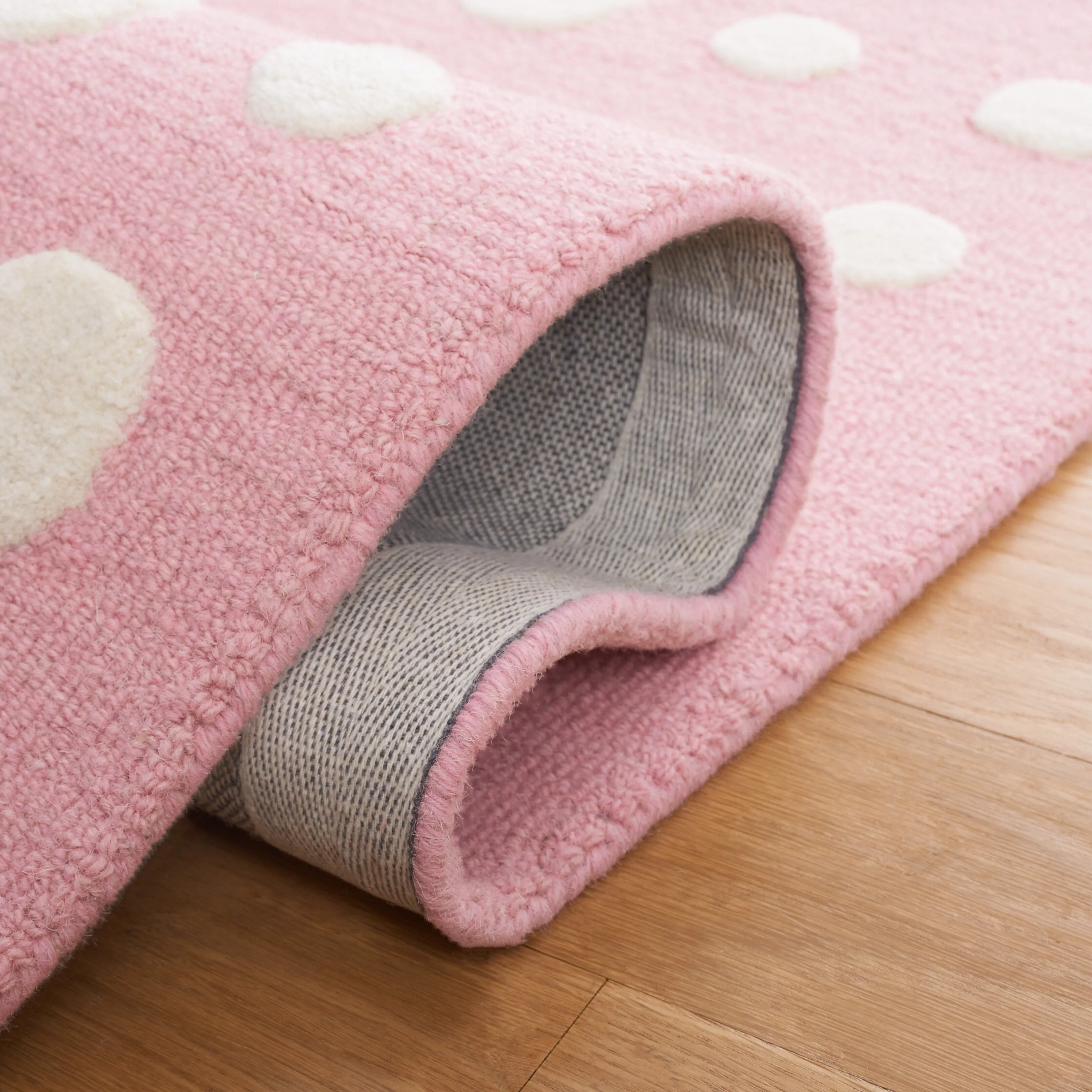 SAFAVIEH Handmade Kids Lexus Dots Wool Rug