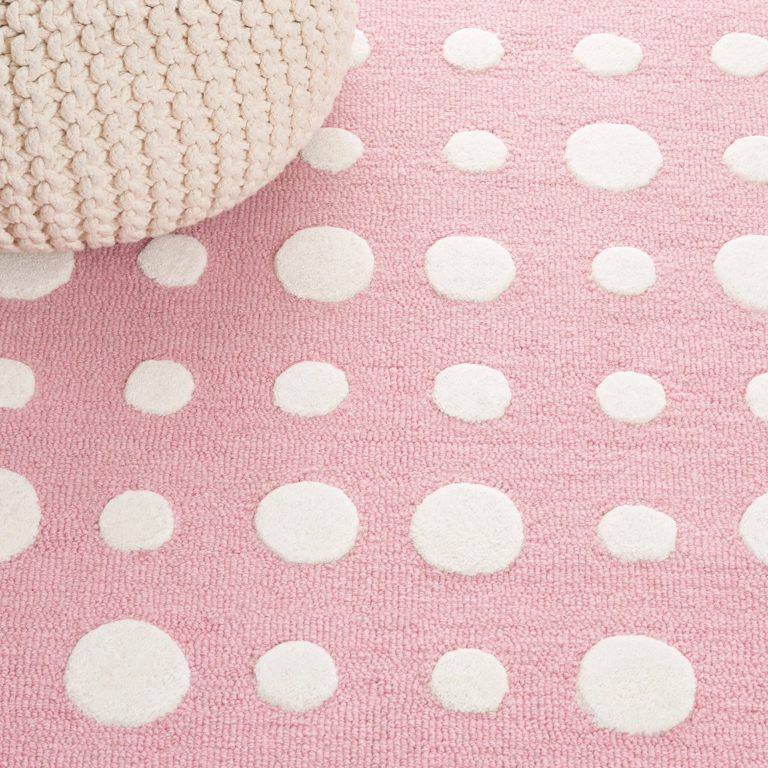 SAFAVIEH Handmade Kids Lexus Dots Wool Rug