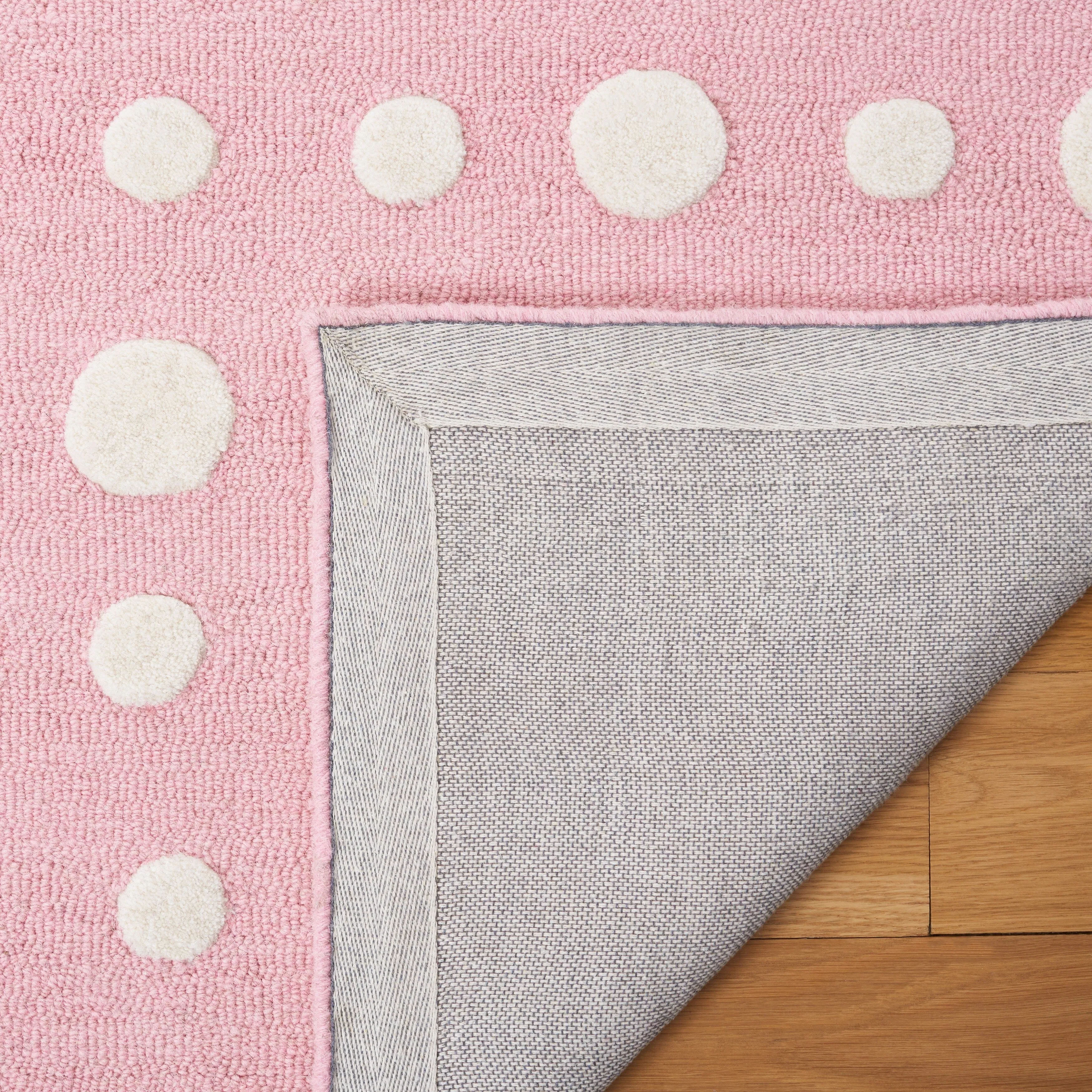 SAFAVIEH Handmade Kids Lexus Dots Wool Rug