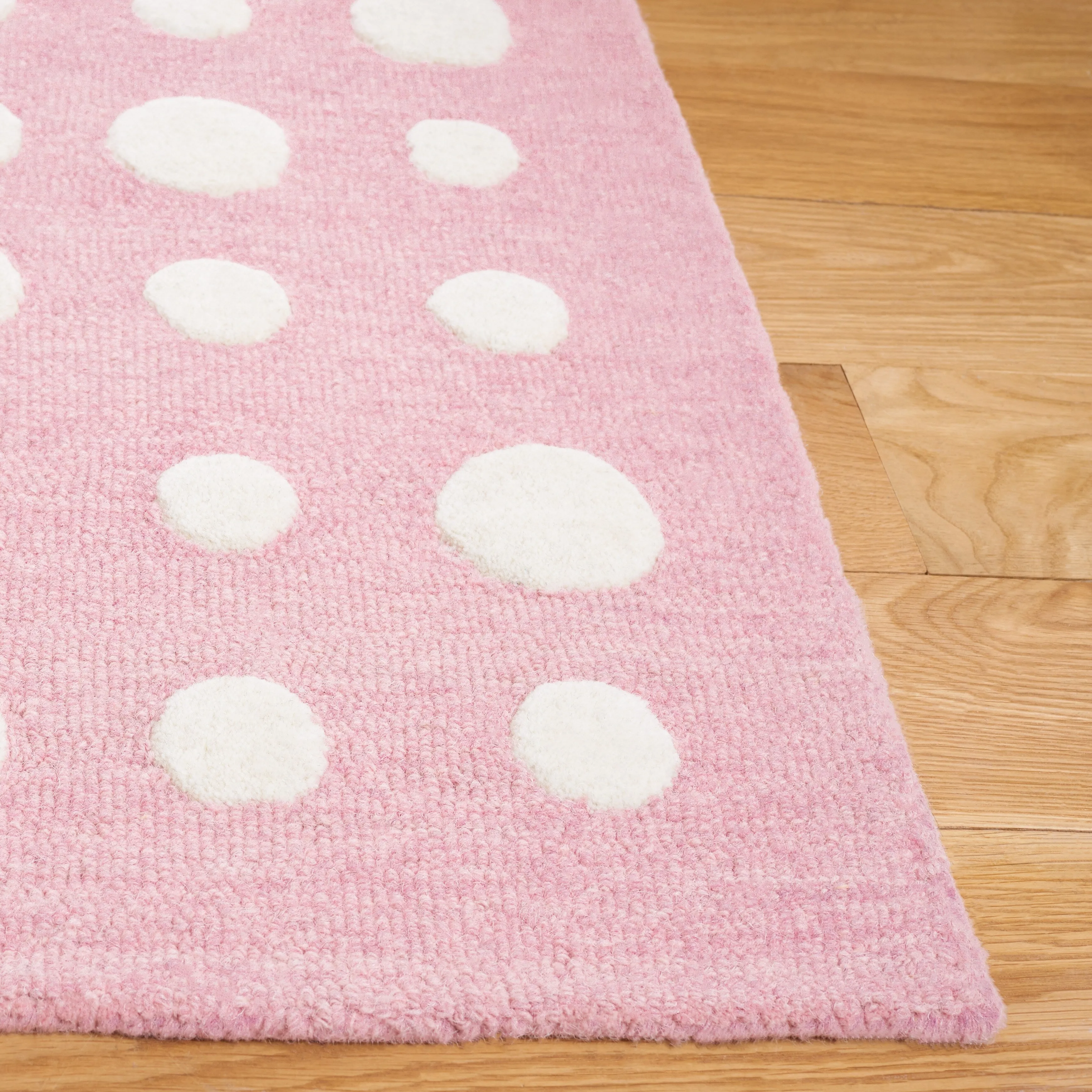 SAFAVIEH Handmade Kids Lexus Dots Wool Rug
