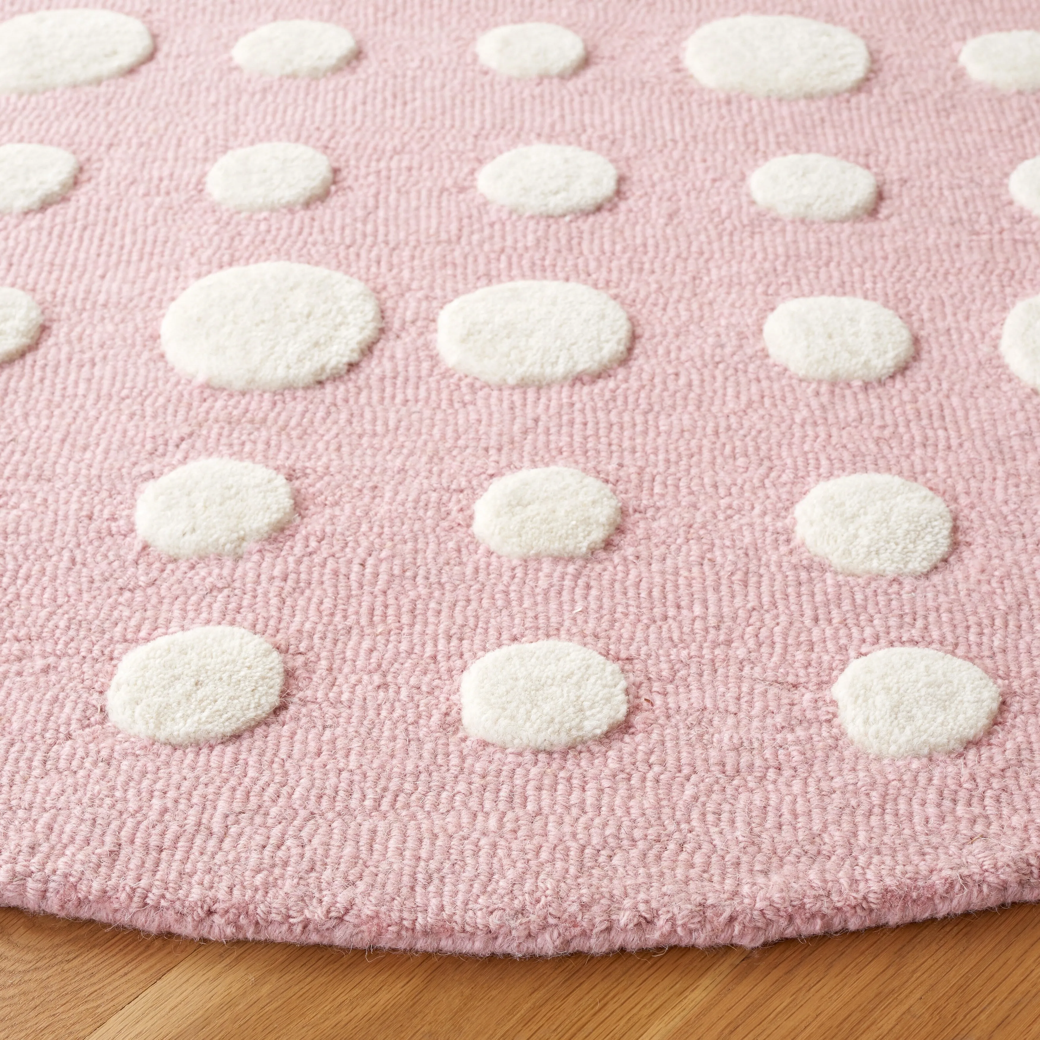 SAFAVIEH Handmade Kids Lexus Dots Wool Rug