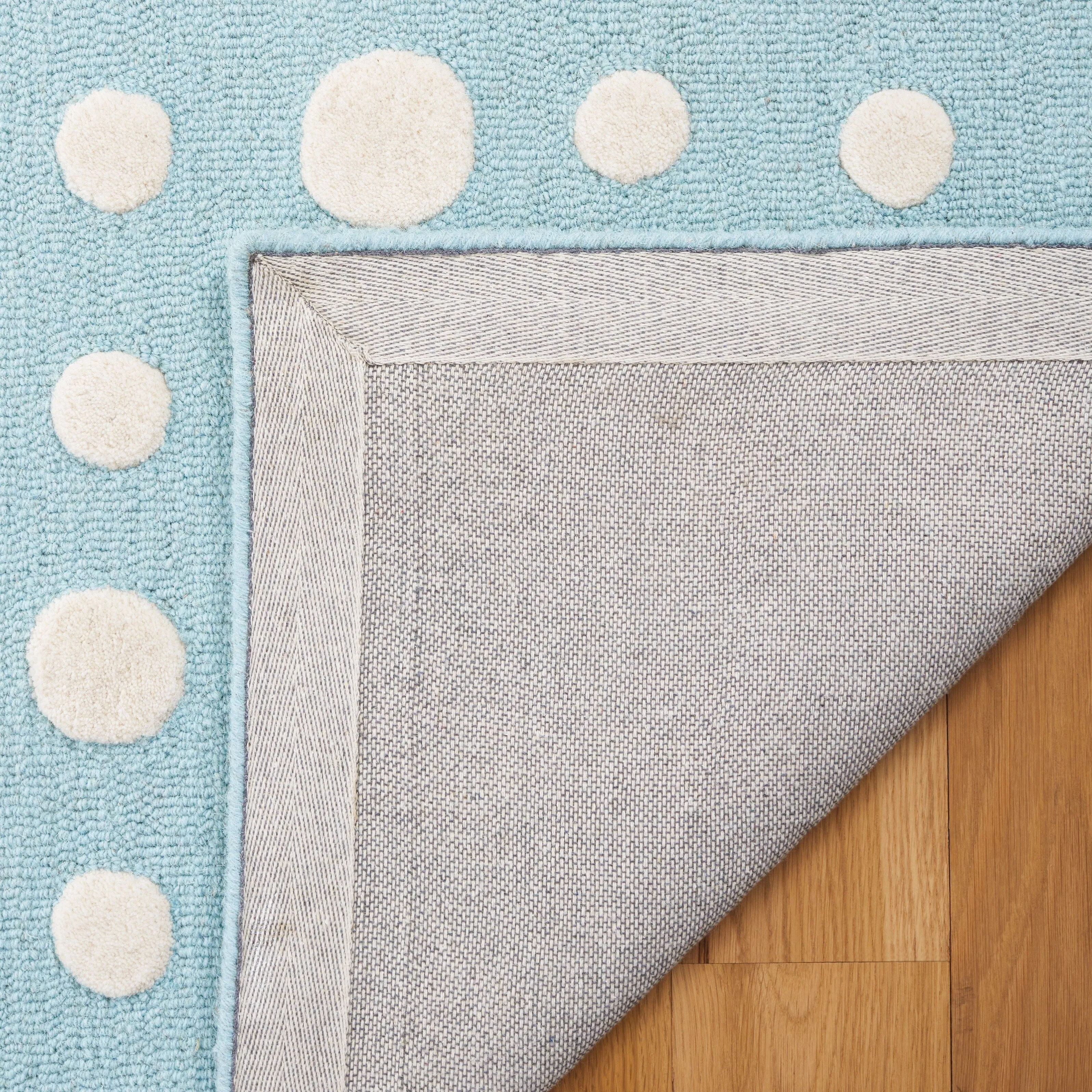 SAFAVIEH Handmade Kids Lexus Dots Wool Rug