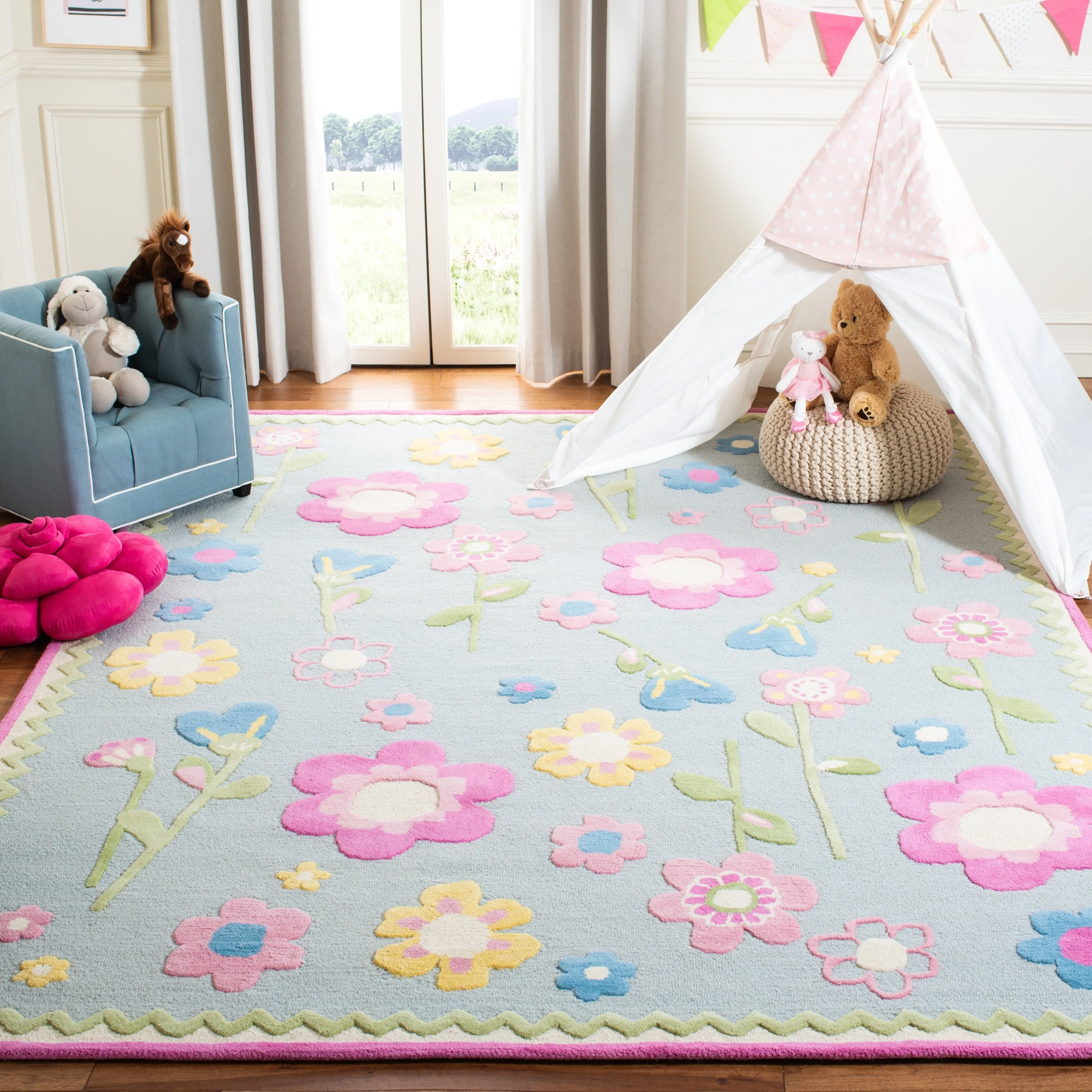 SAFAVIEH Handmade Kids Tatianna Wool Rug