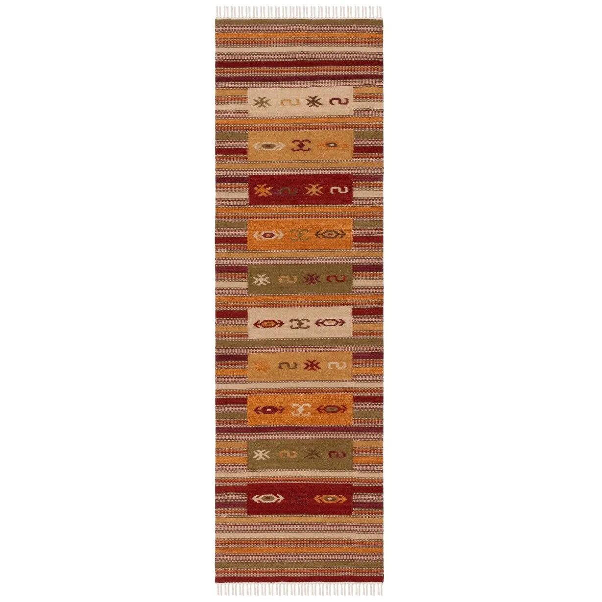 SAFAVIEH Handmade Kilim Nayely Mechteld Casual Tribal Wool Rug