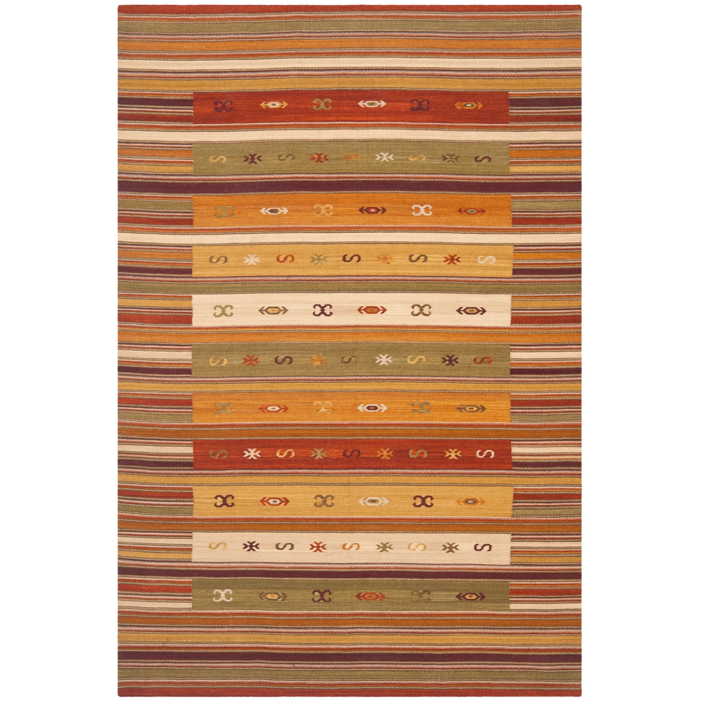 SAFAVIEH Handmade Kilim Nayely Mechteld Casual Tribal Wool Rug