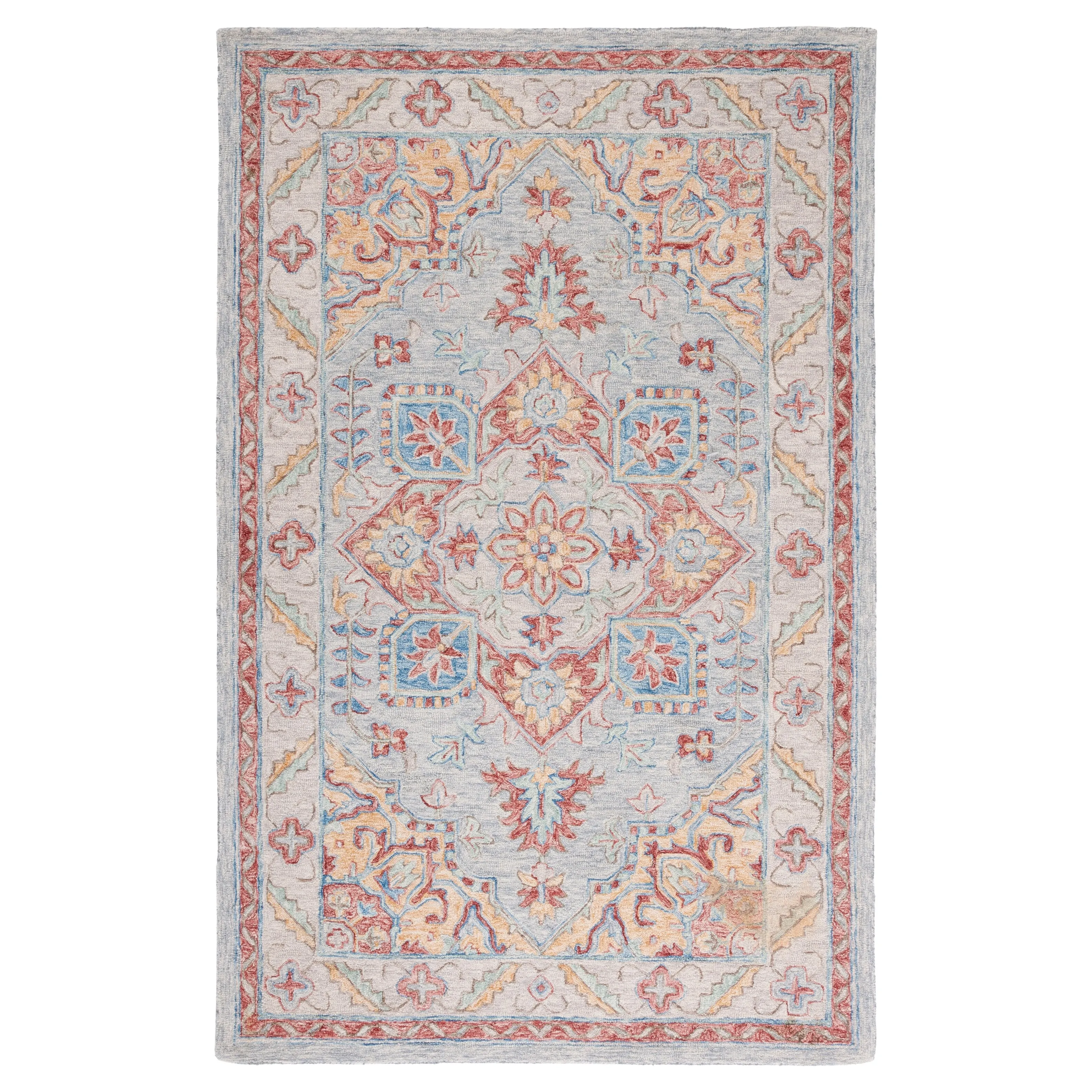SAFAVIEH Handmade Metro Bert Medallion Wool Rug