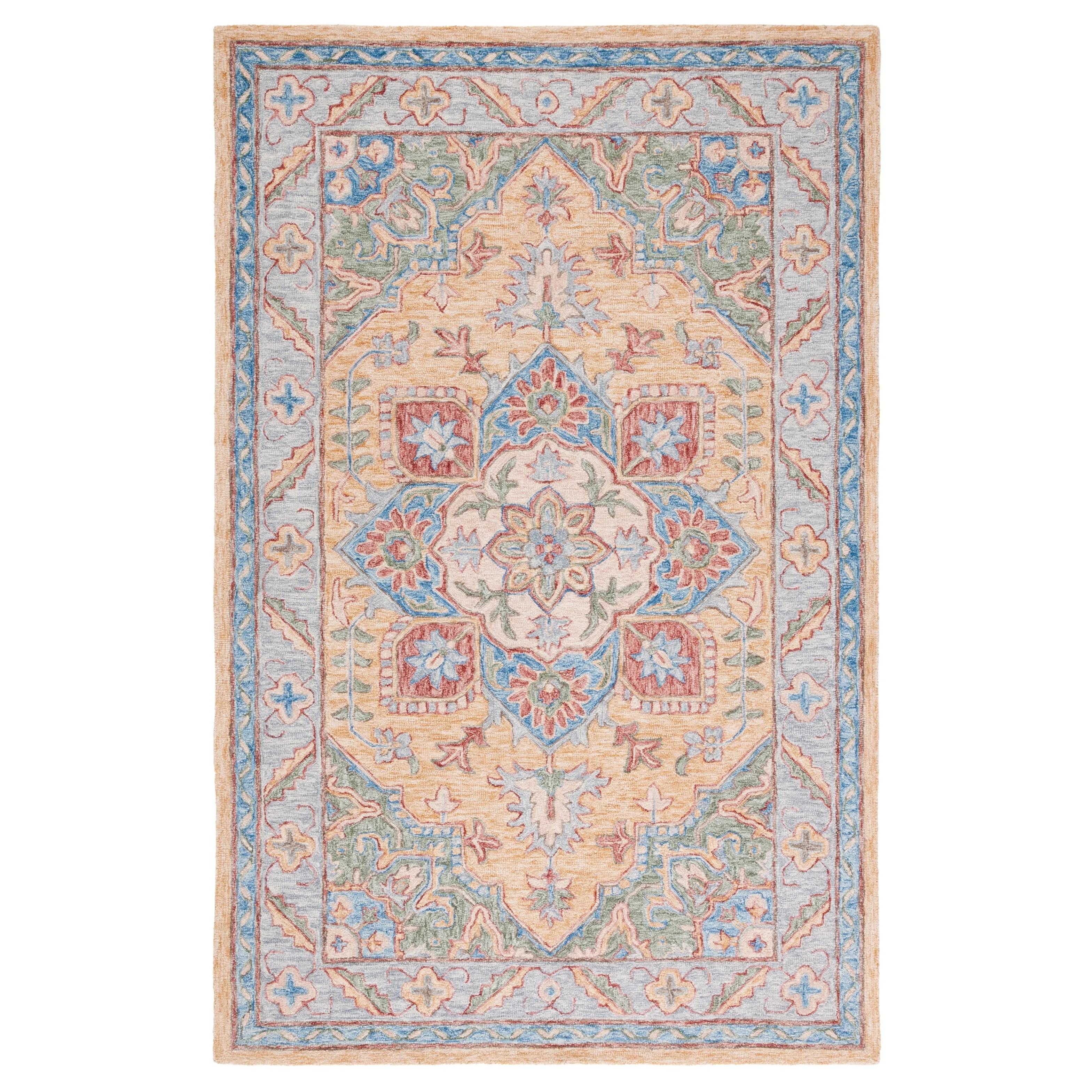 SAFAVIEH Handmade Metro Bert Medallion Wool Rug