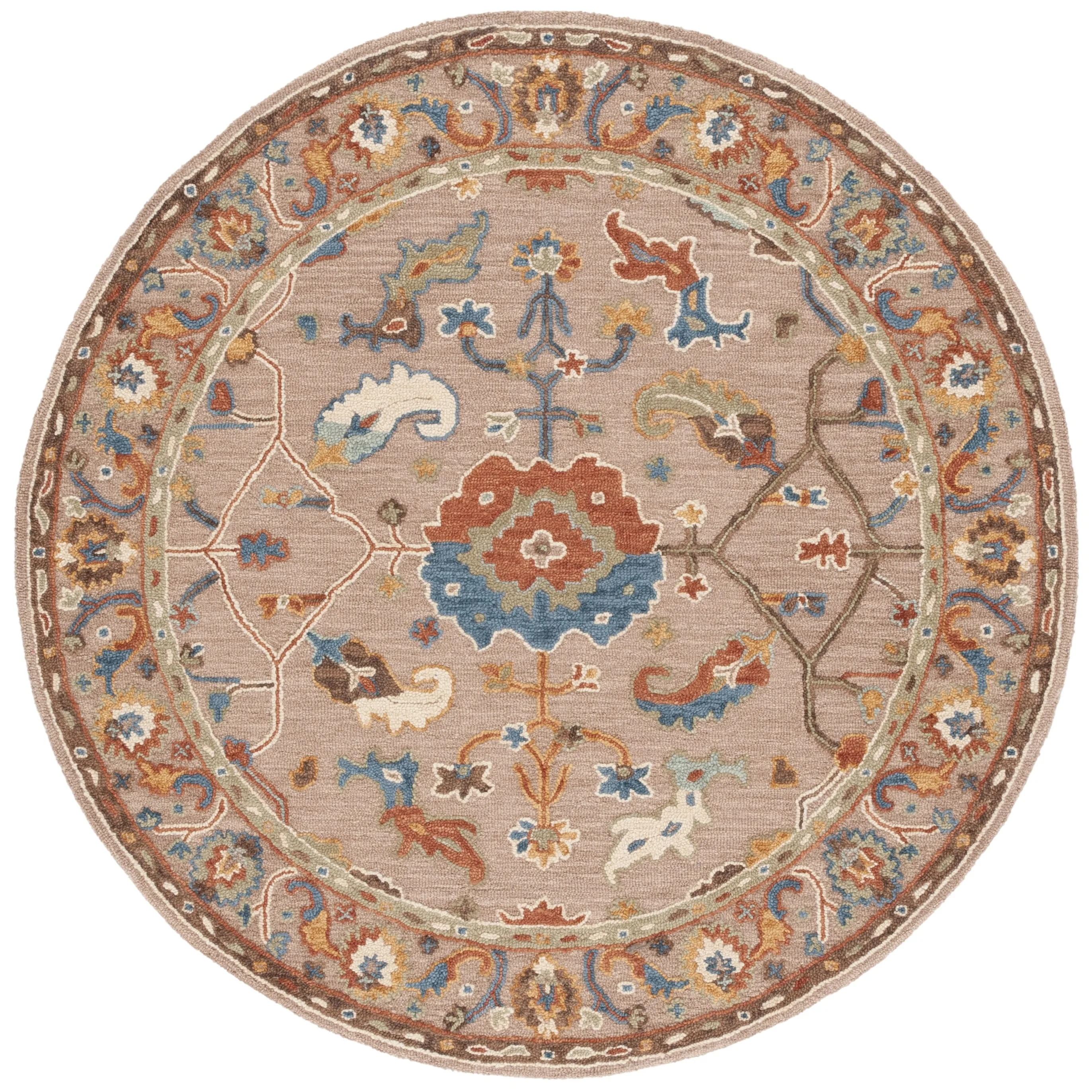 SAFAVIEH Handmade Metro Bratislava French Country Floral Wool Rug