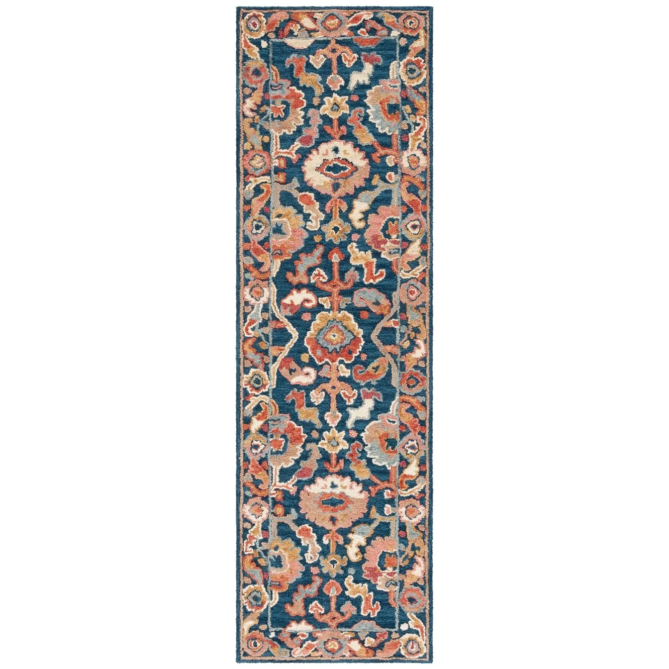 SAFAVIEH Handmade Metro Bratislava French Country Floral Wool Rug