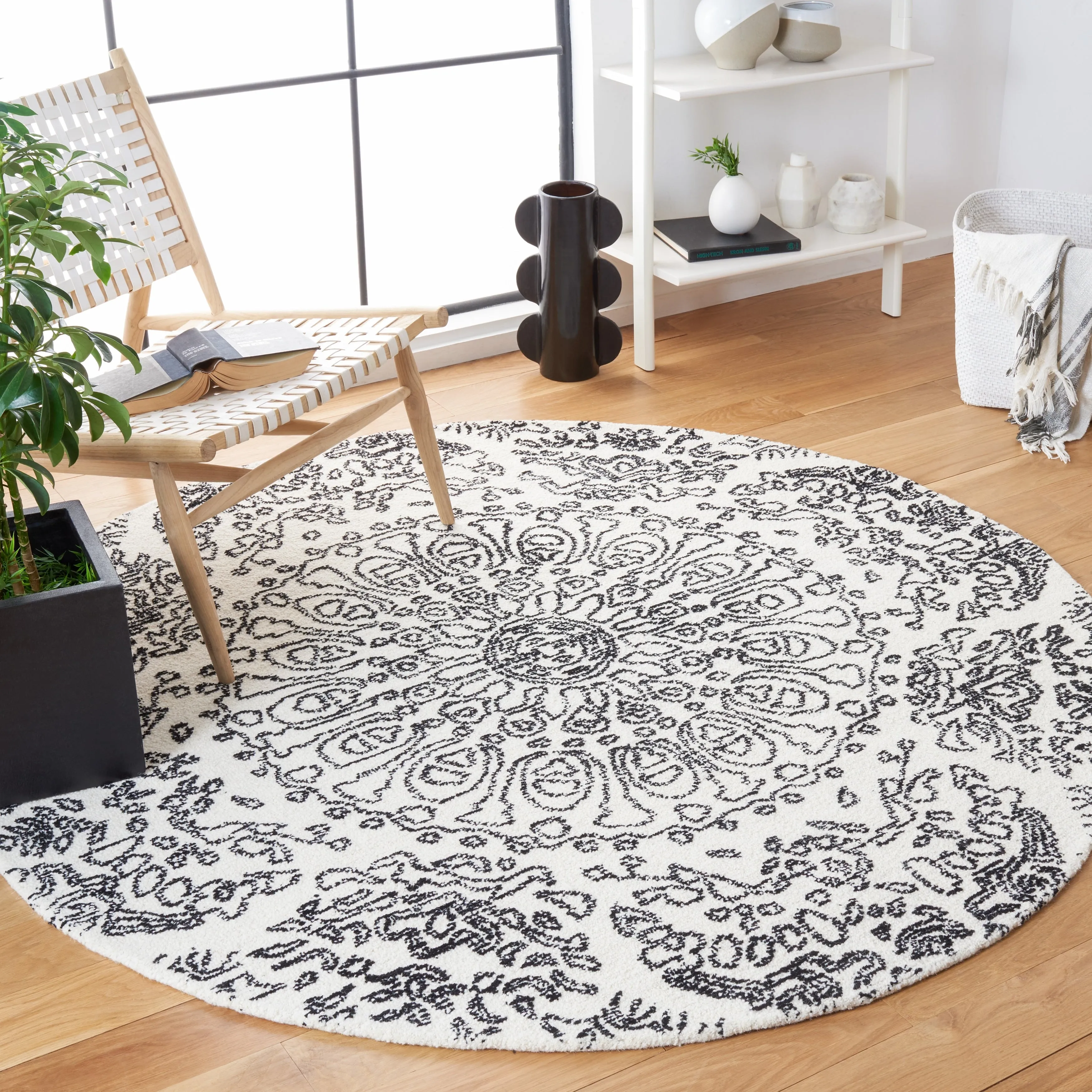 SAFAVIEH Handmade Metro Cyndee French Country Wool Rug