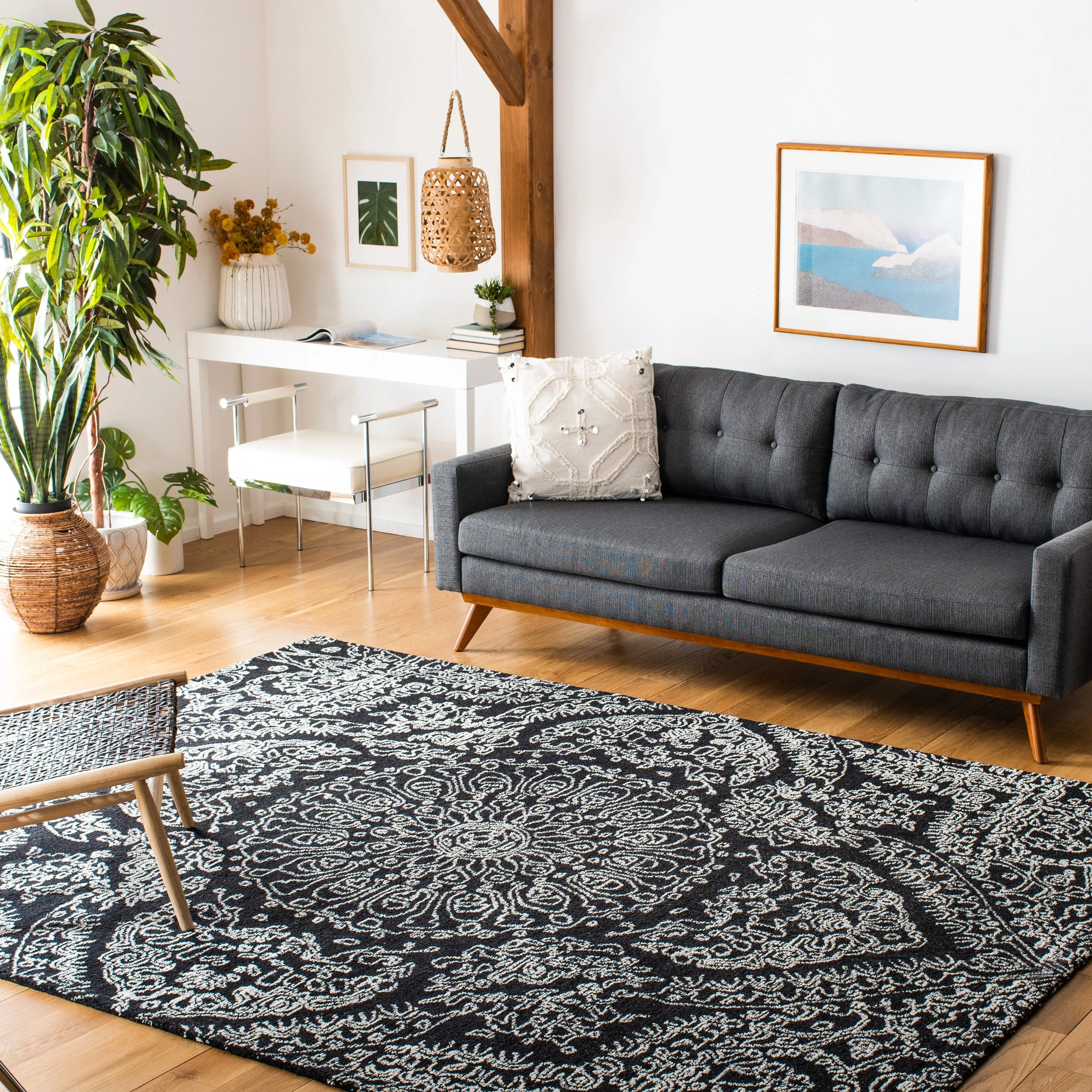 SAFAVIEH Handmade Metro Cyndee French Country Wool Rug