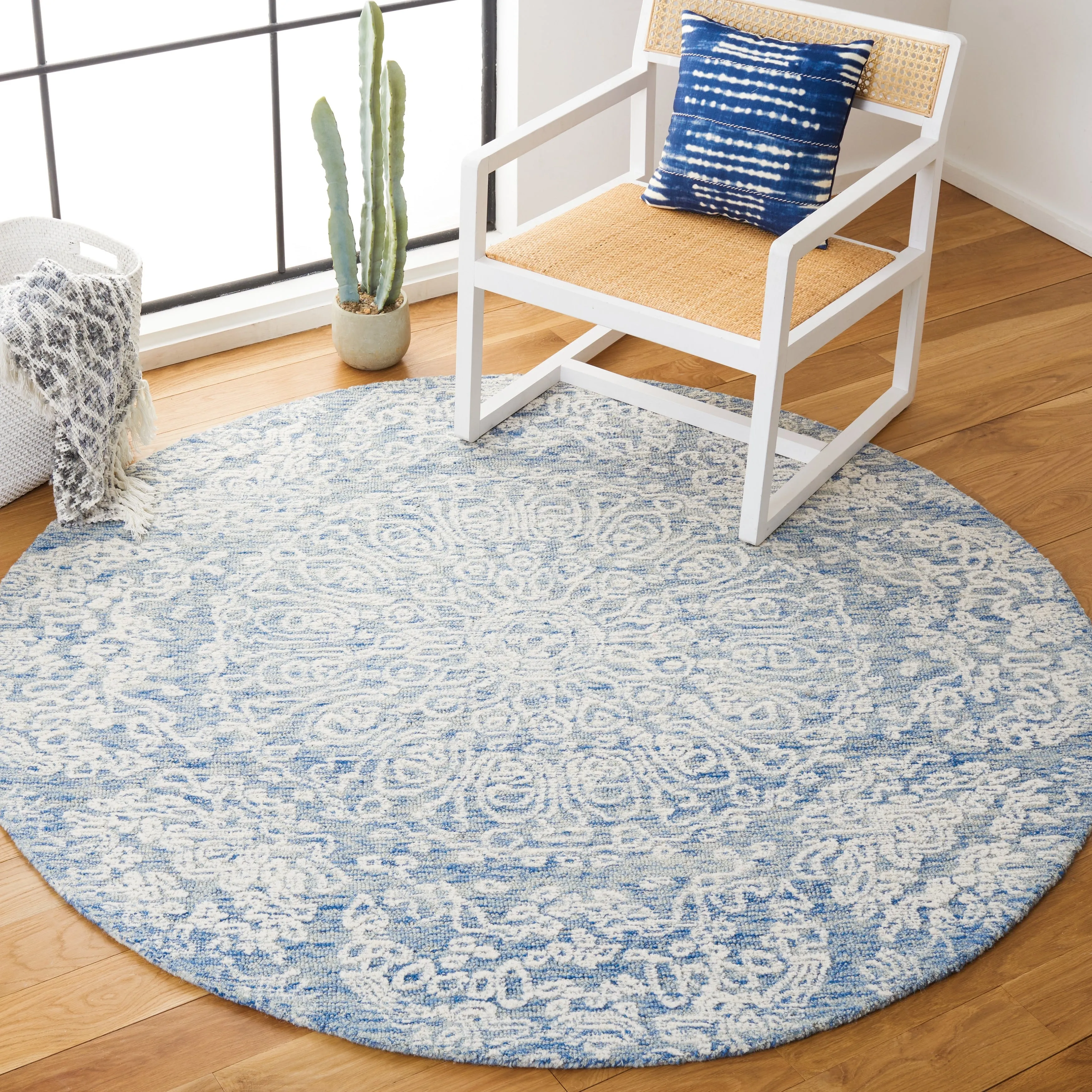 SAFAVIEH Handmade Metro Cyndee French Country Wool Rug