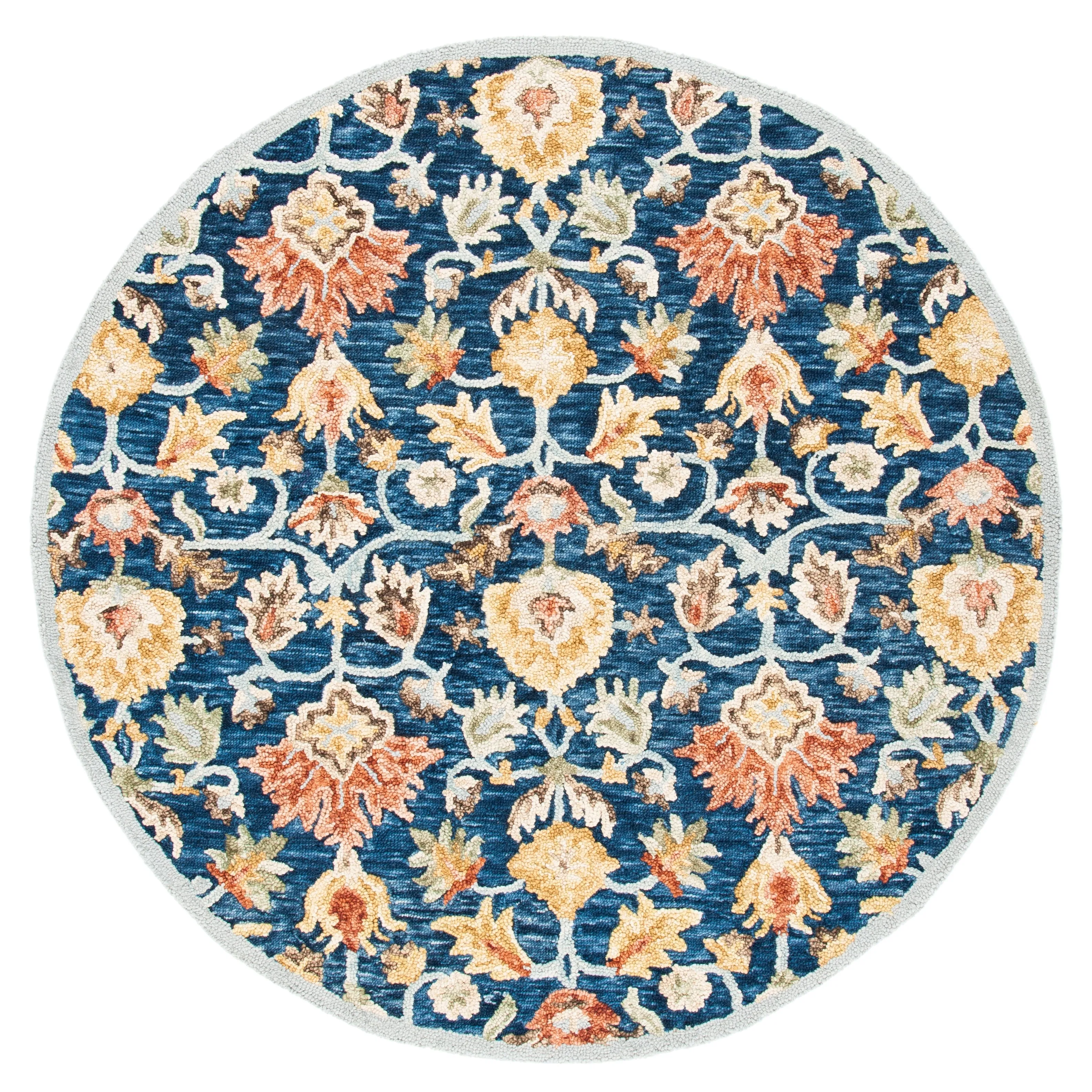 SAFAVIEH Handmade Metro Damasa French Country Wool Rug