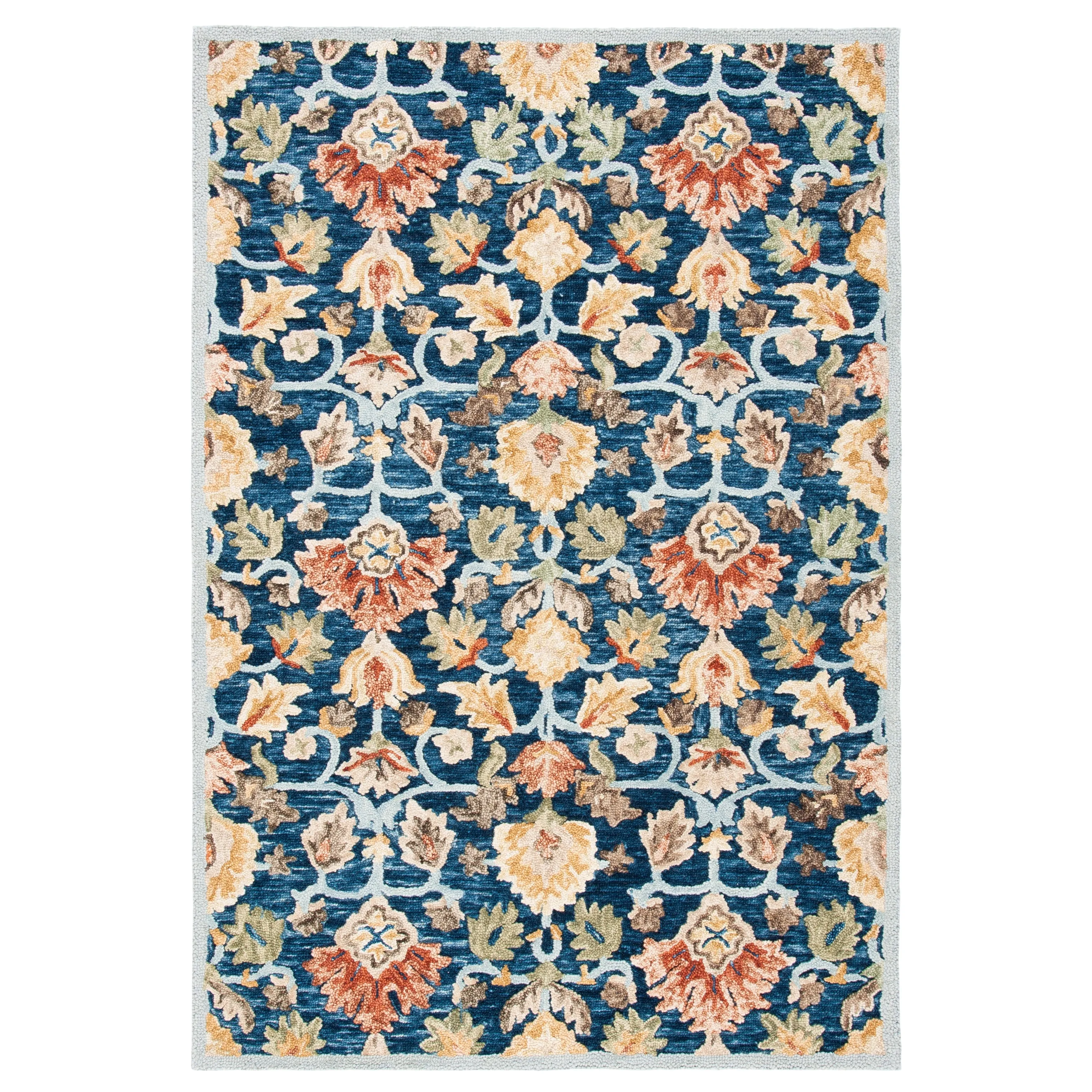 SAFAVIEH Handmade Metro Damasa French Country Wool Rug
