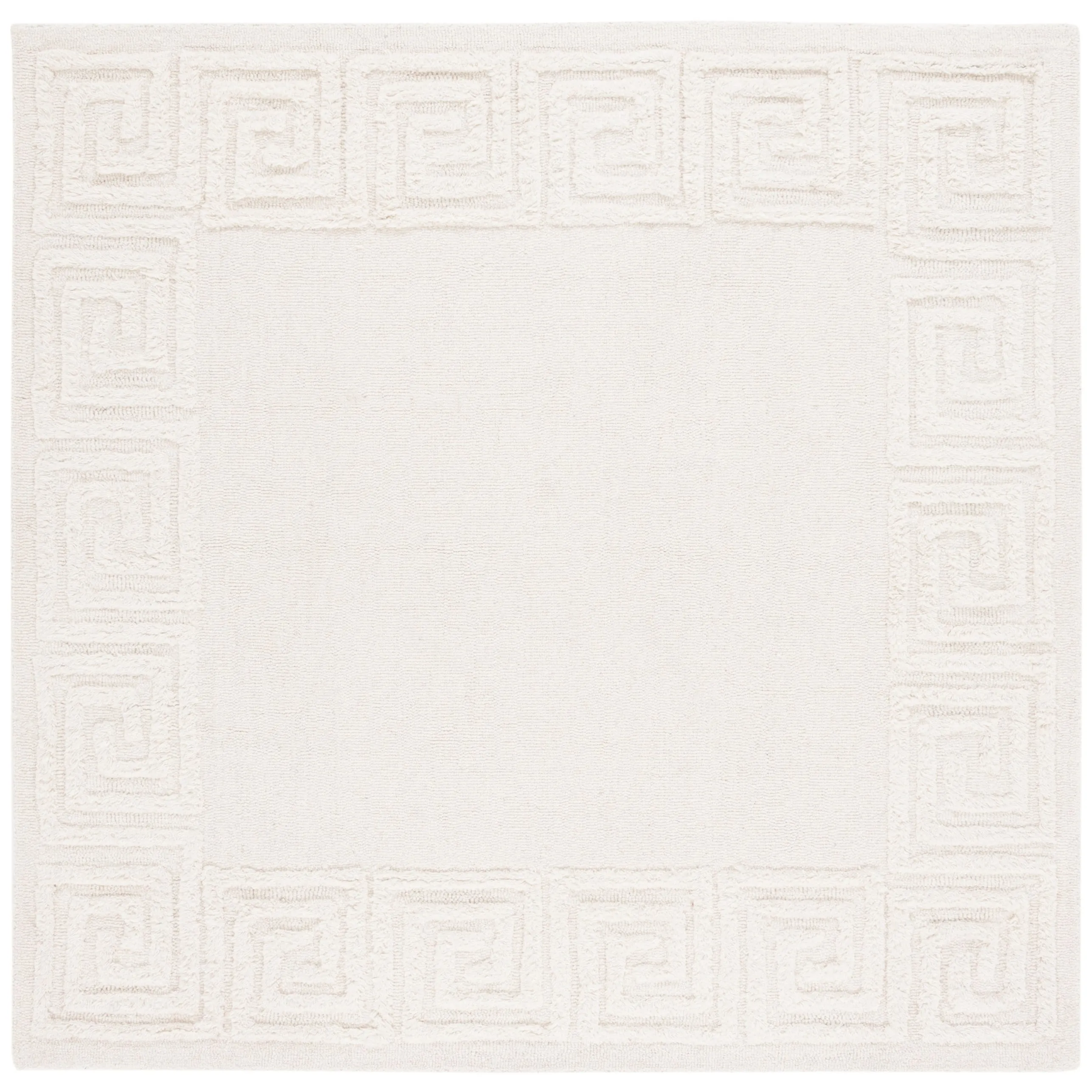 SAFAVIEH Handmade Metro Dream Greek Key Border Wool Rug
