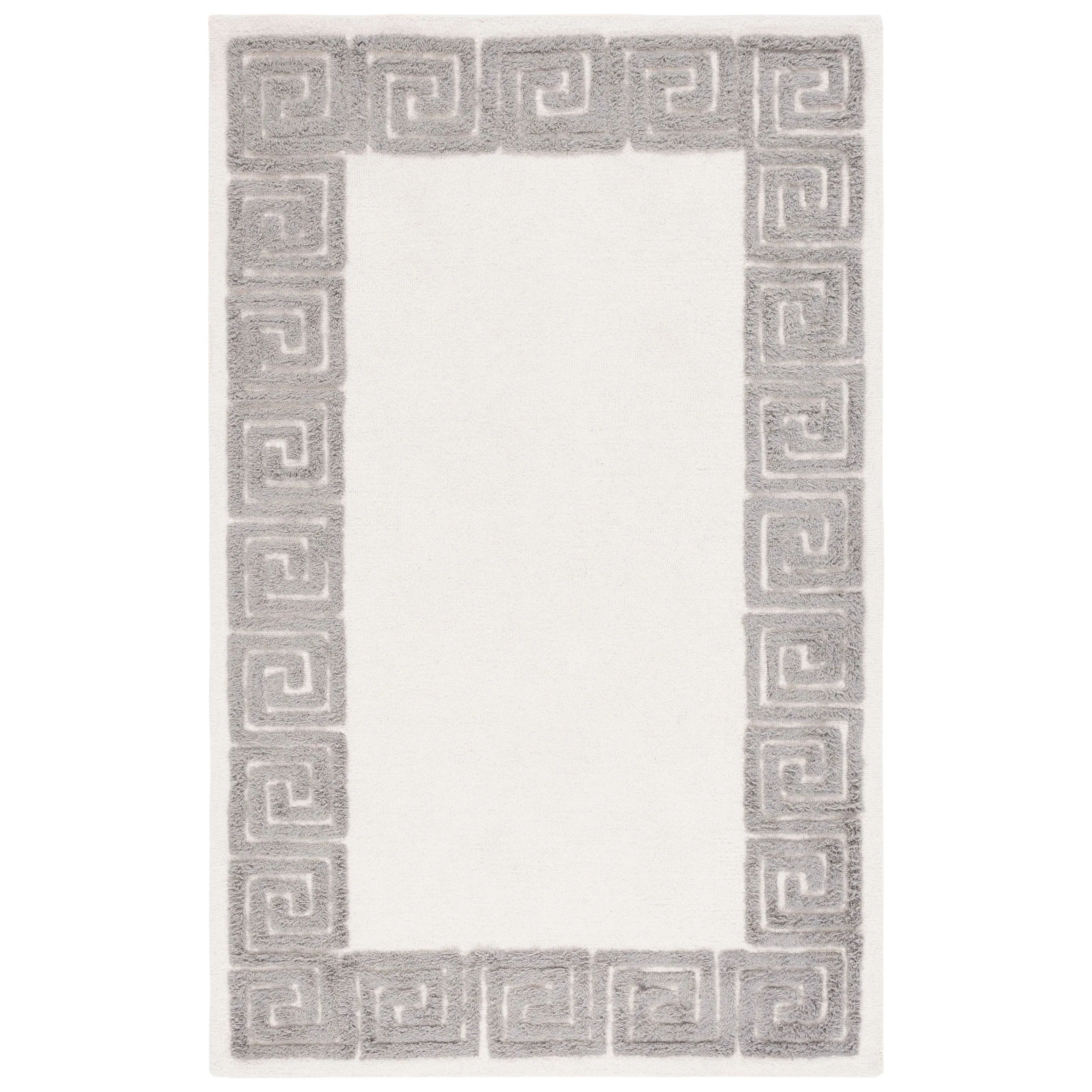 SAFAVIEH Handmade Metro Dream Greek Key Border Wool Rug