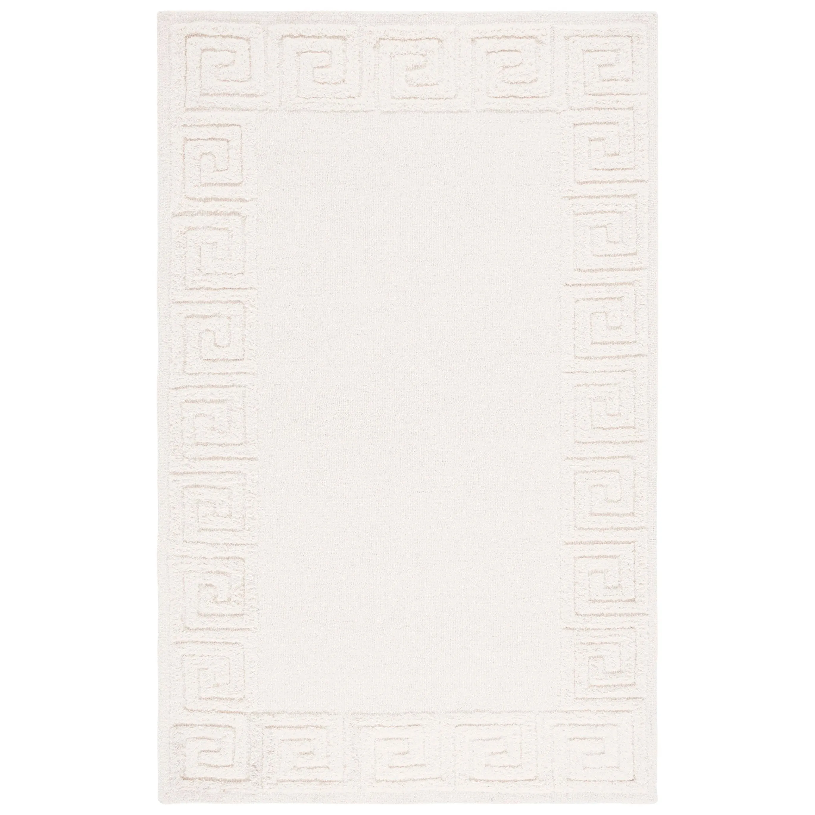 SAFAVIEH Handmade Metro Dream Greek Key Border Wool Rug