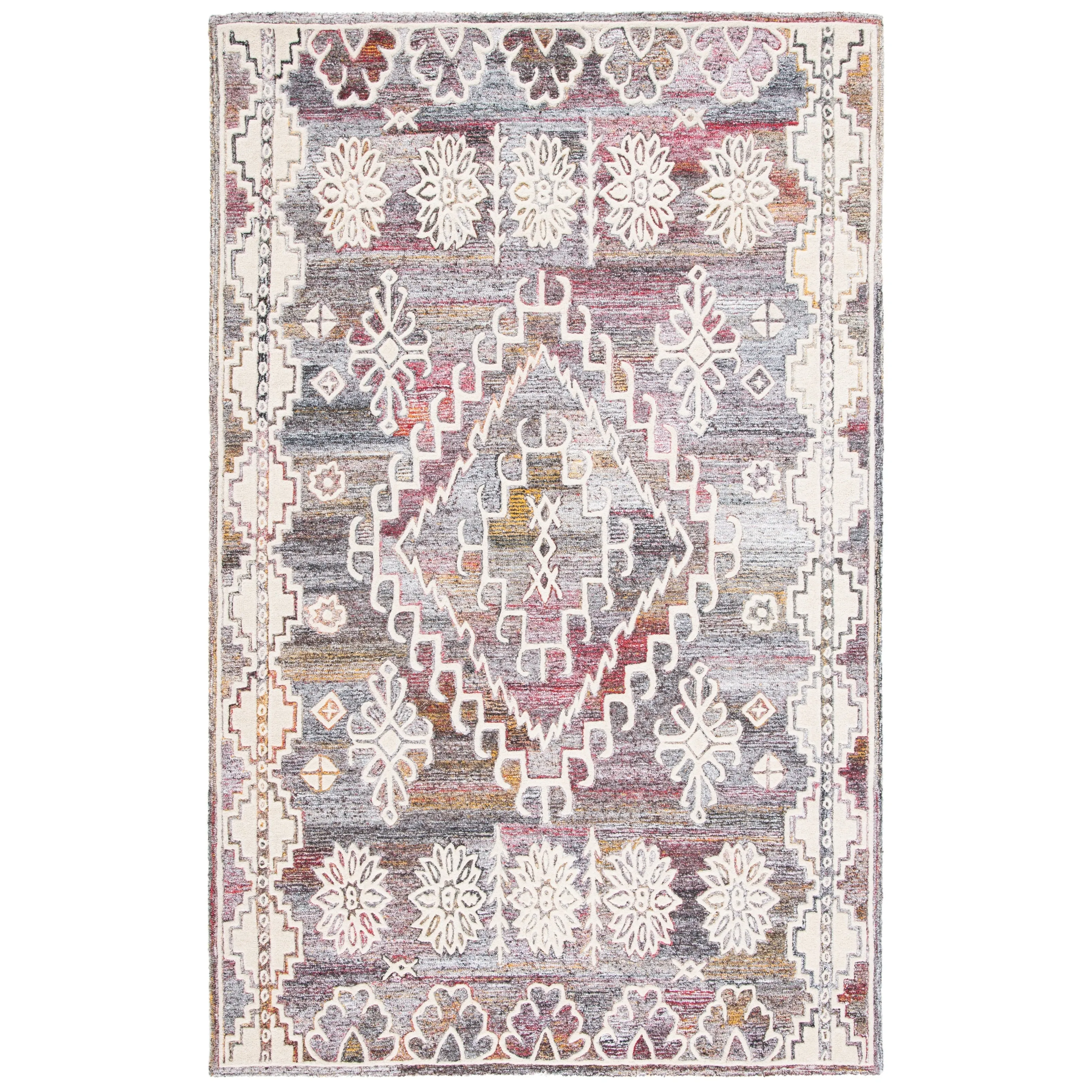 SAFAVIEH Handmade Metro Egita French Country Boho Wool Rug