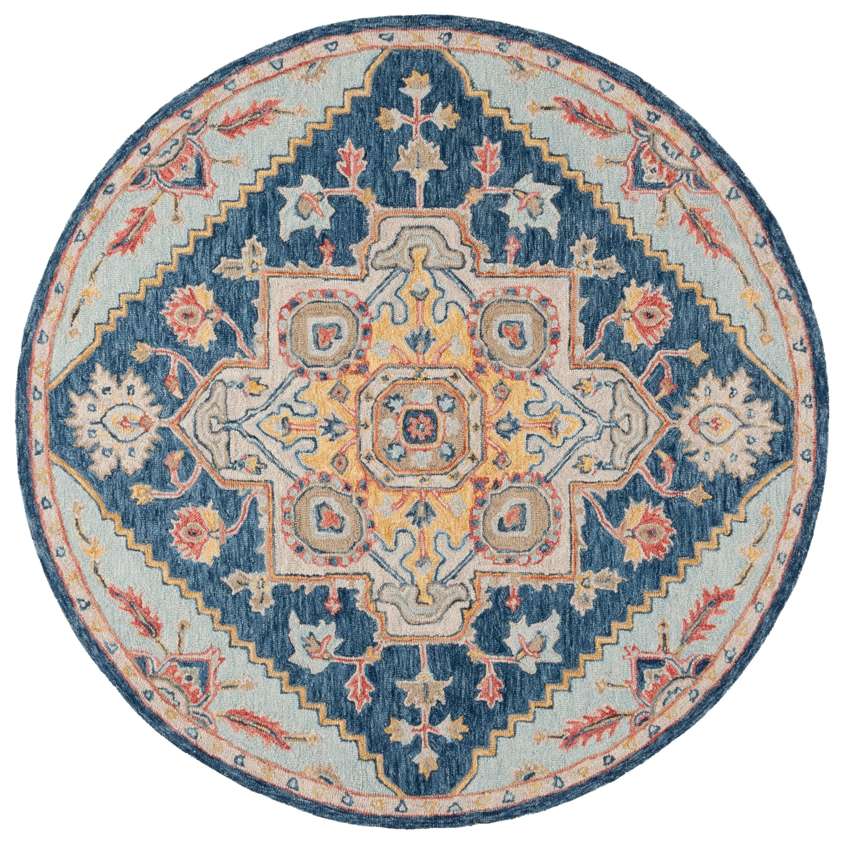 SAFAVIEH Handmade Metro Olafia French Country Wool Rug
