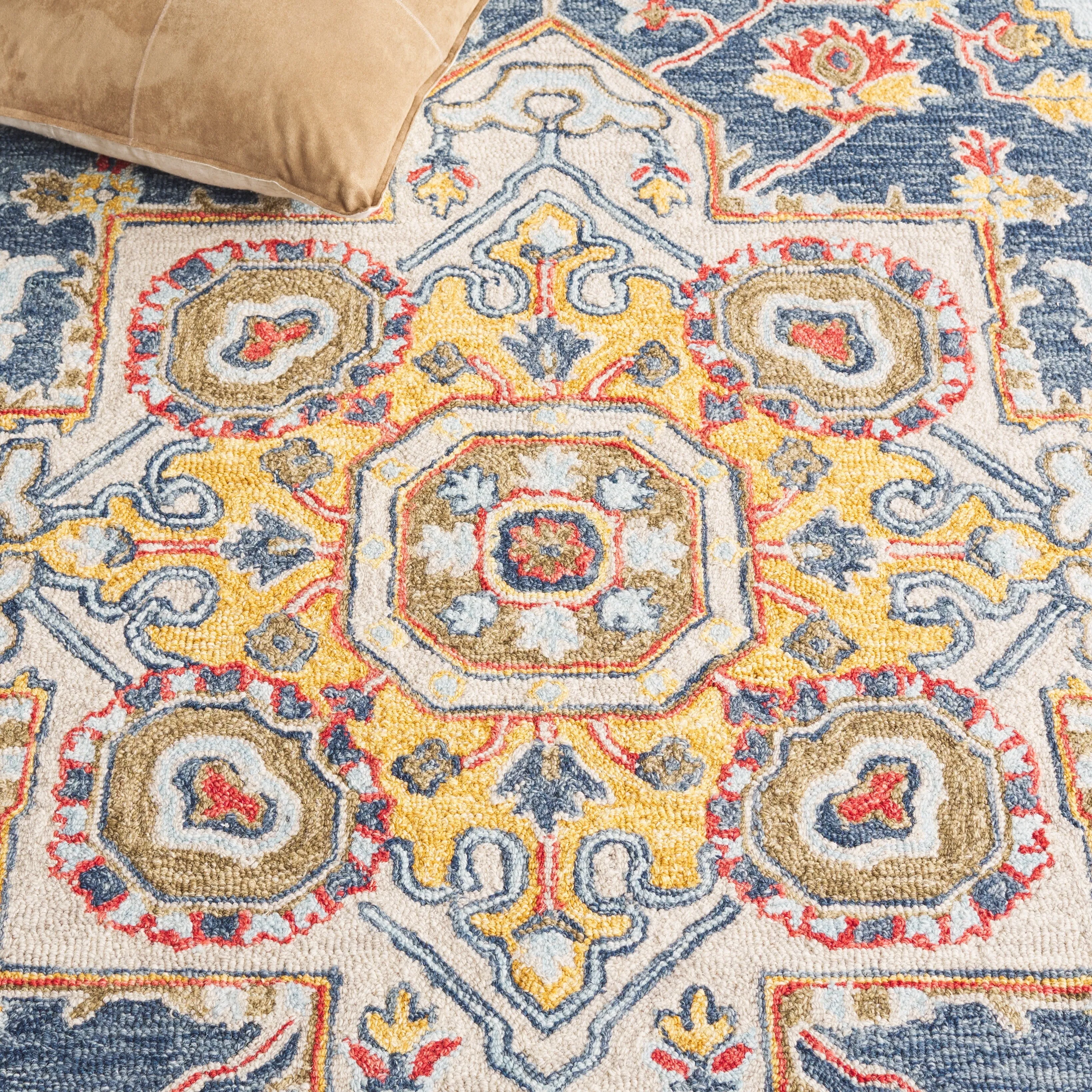 SAFAVIEH Handmade Metro Olafia French Country Wool Rug