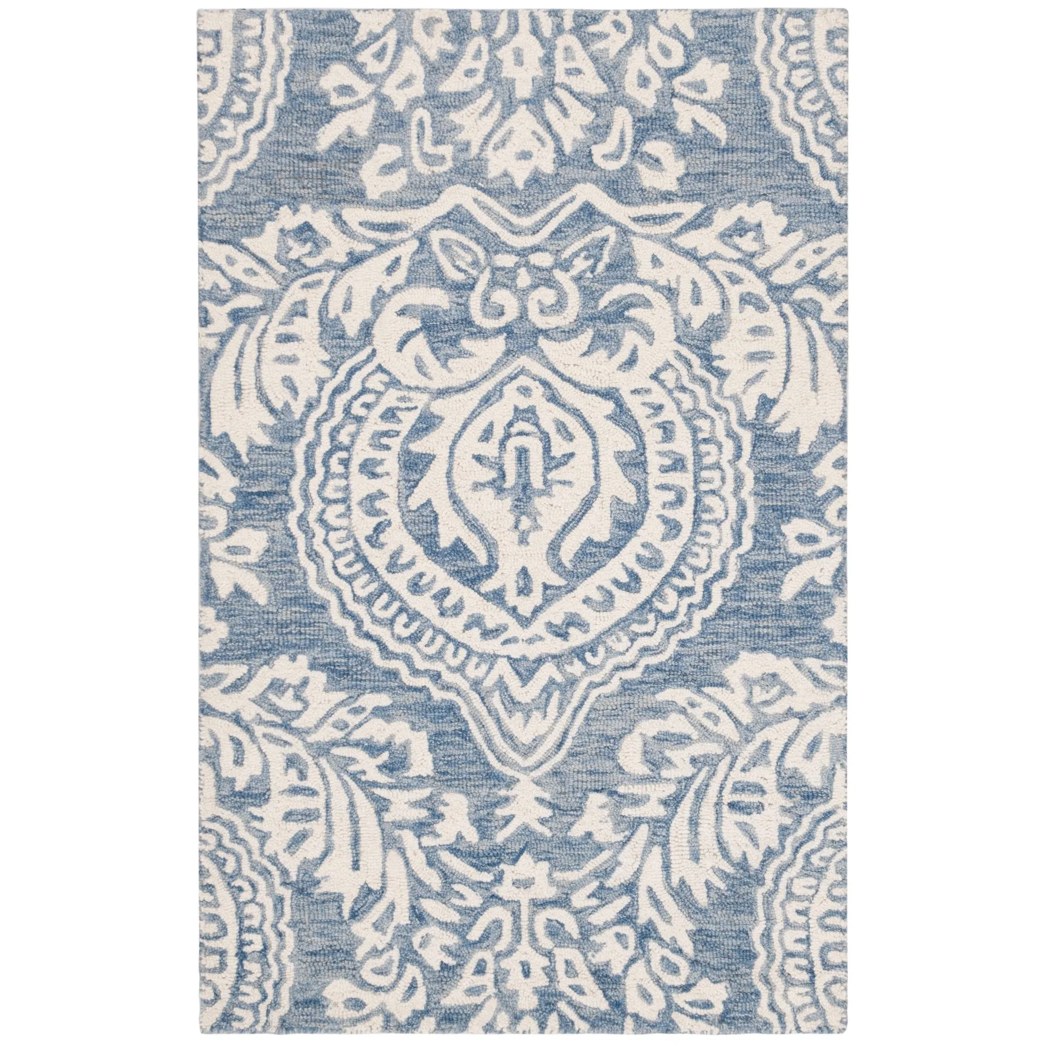 SAFAVIEH Handmade Micro-Loop Tressy Wool Rug