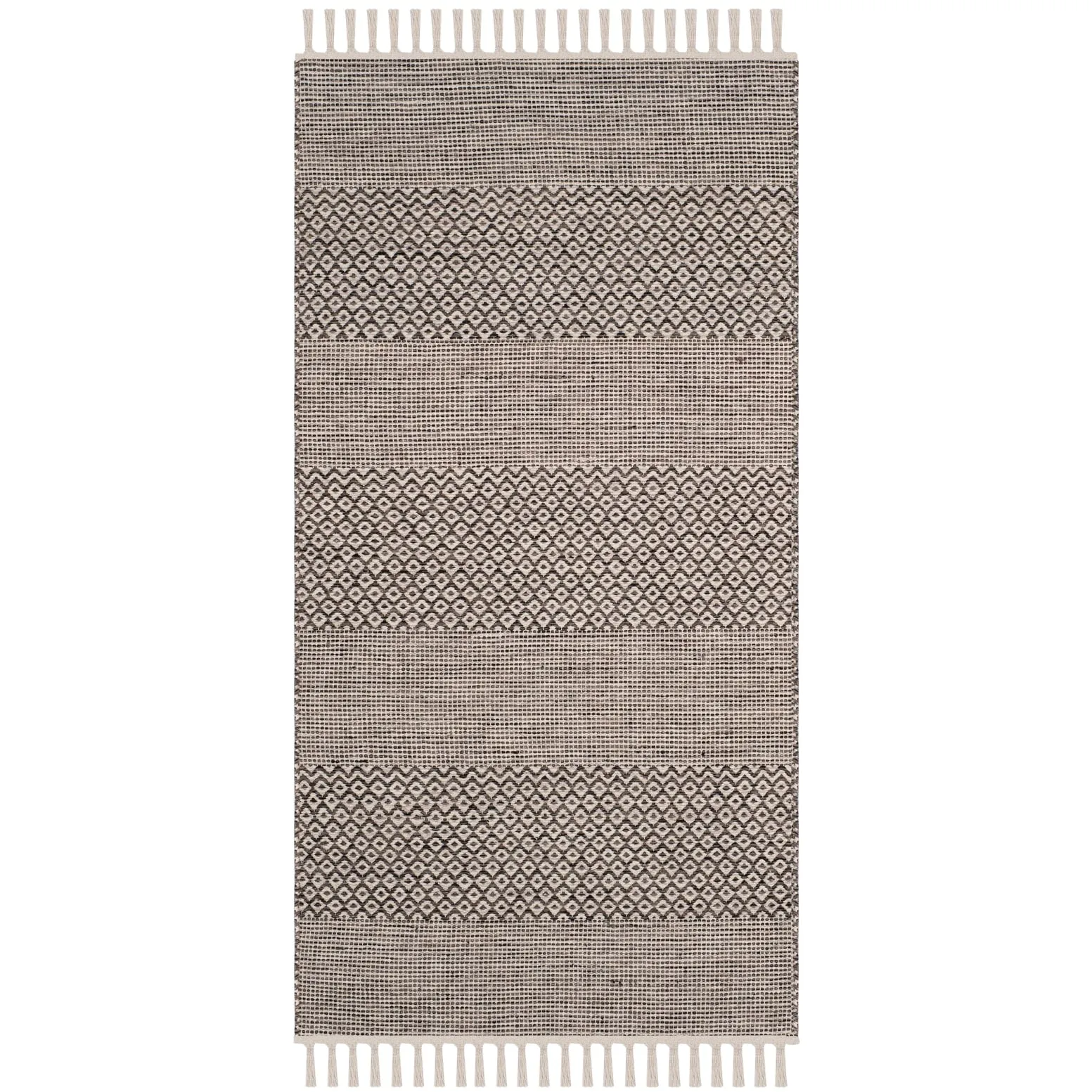 SAFAVIEH Handmade Montauk Alden Flatweave Cotton Fringe Rug