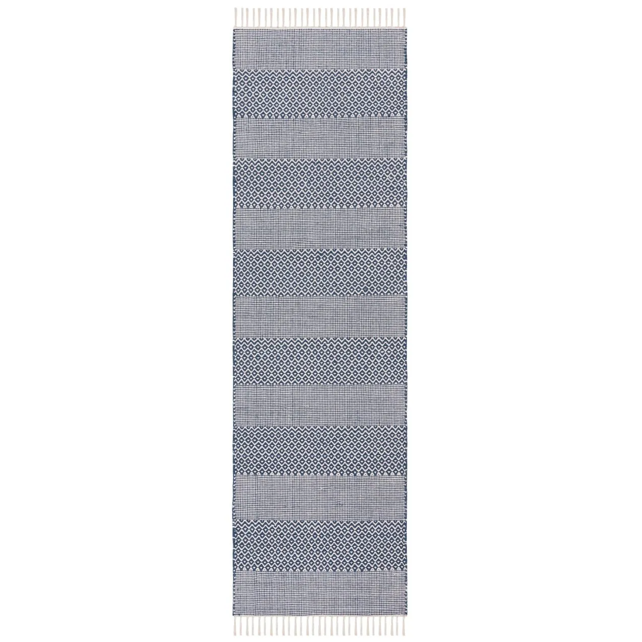 SAFAVIEH Handmade Montauk Alden Flatweave Cotton Fringe Rug