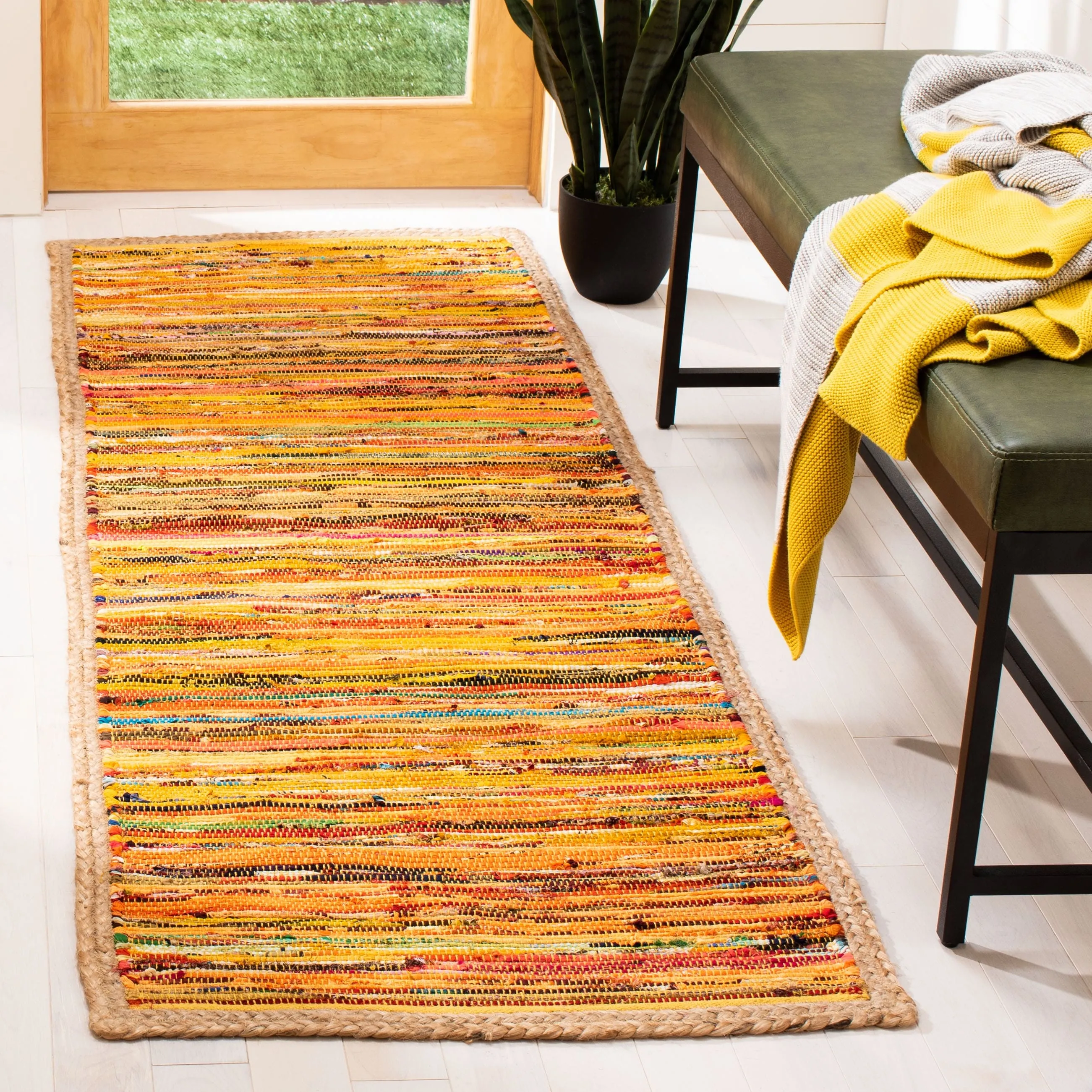 SAFAVIEH Handmade Montauk Ophely Casual Cotton Rug