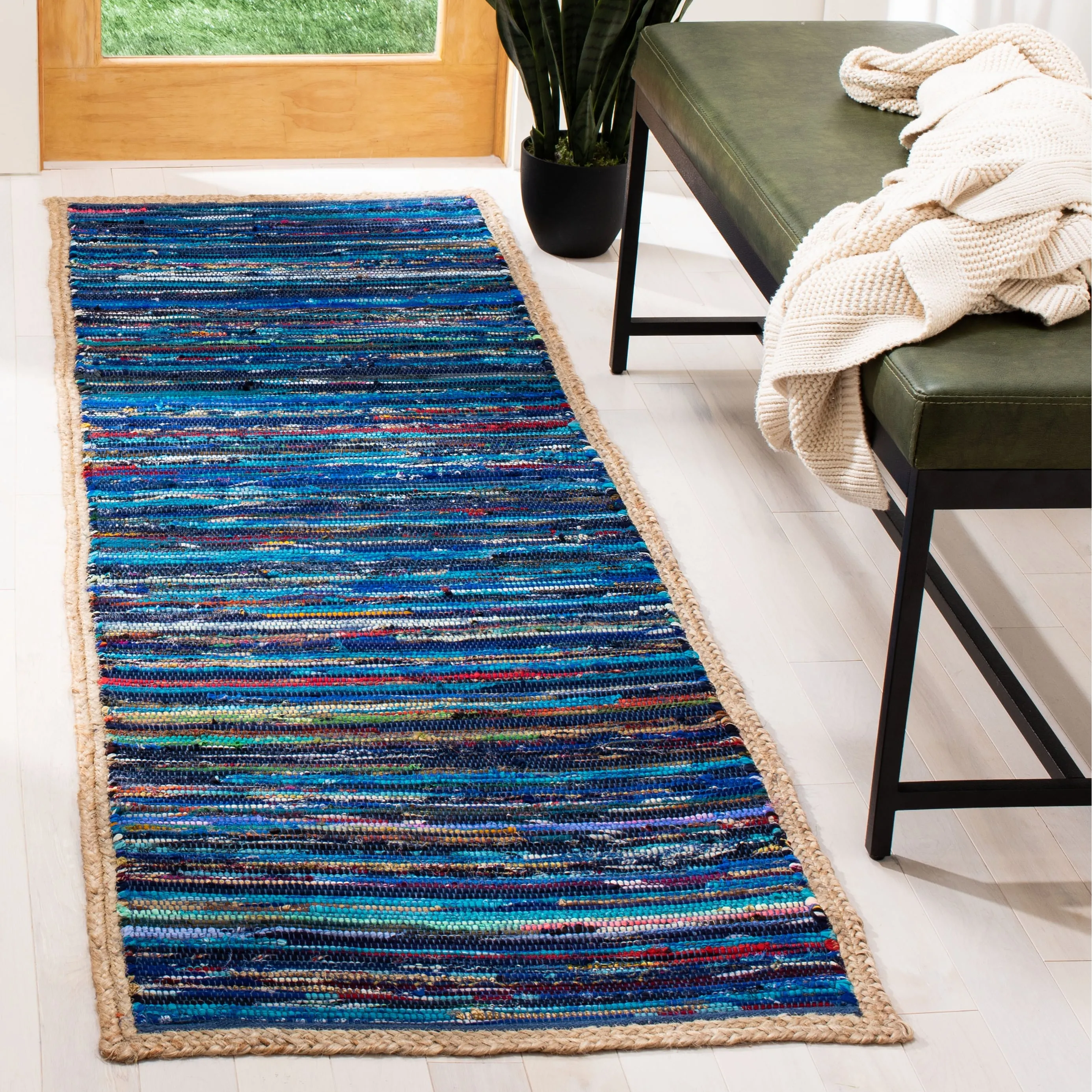 SAFAVIEH Handmade Montauk Ophely Casual Cotton Rug