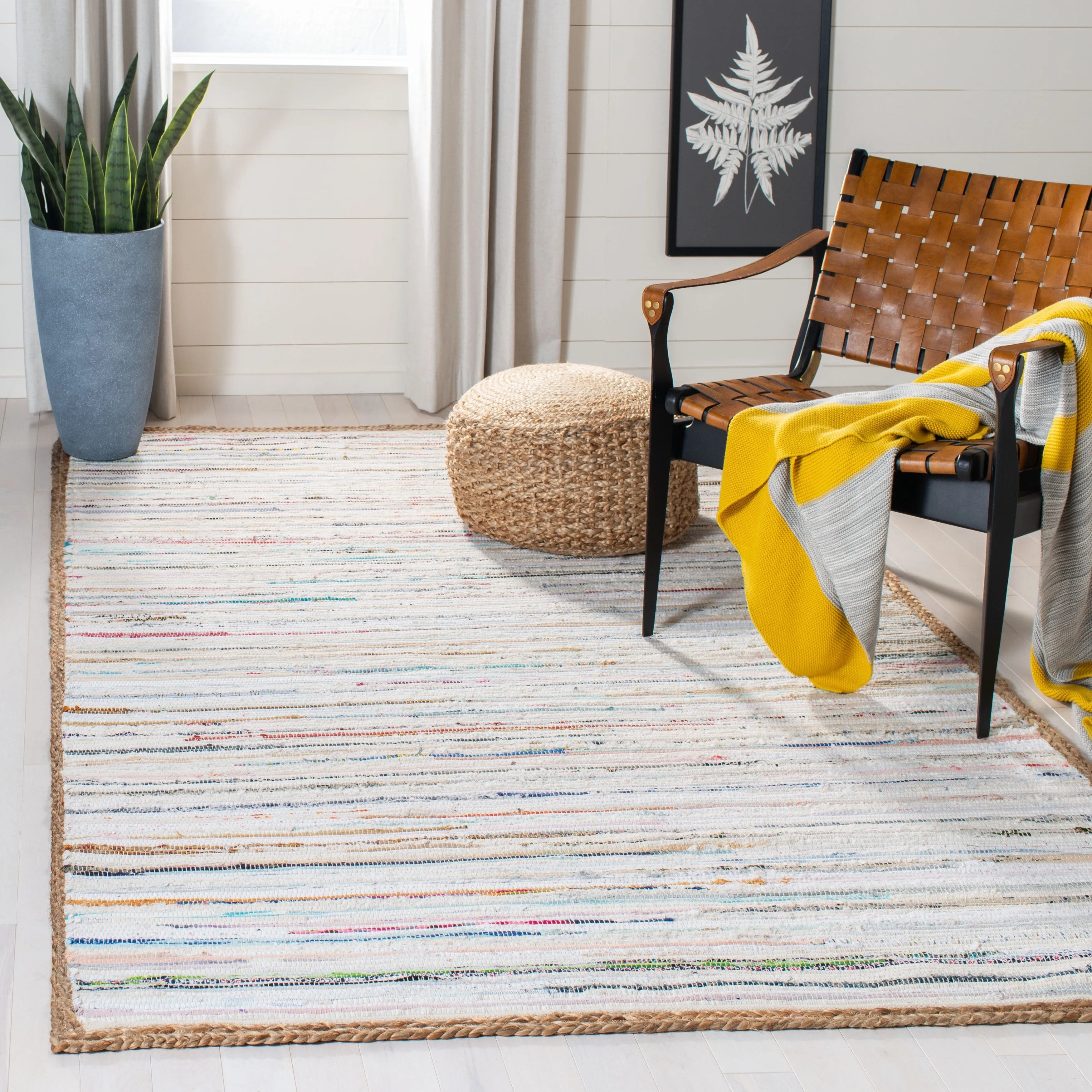 SAFAVIEH Handmade Montauk Ophely Casual Cotton Rug